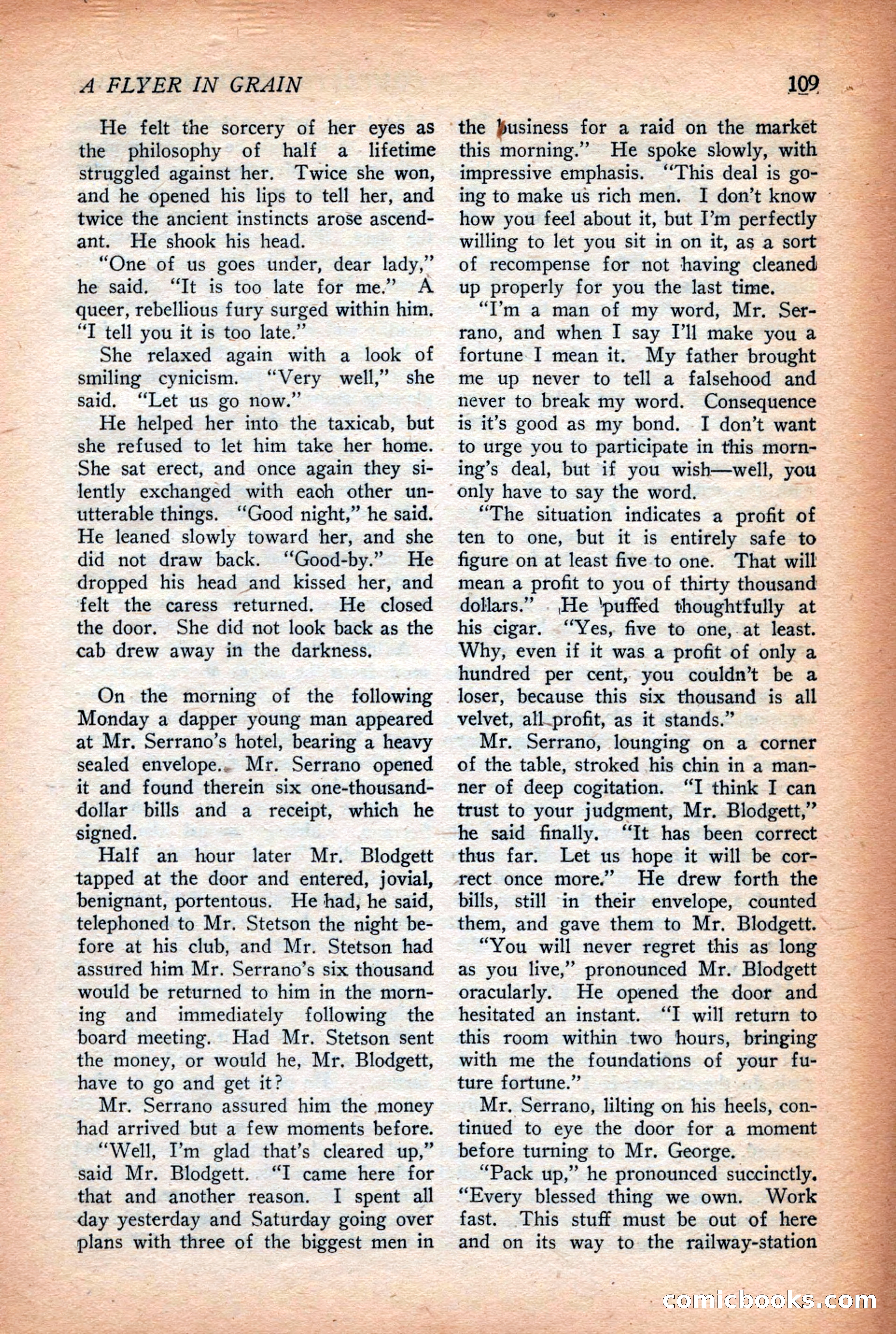 Complete Story Magazine, Vol. 4, No. 2 — page 119 of 170