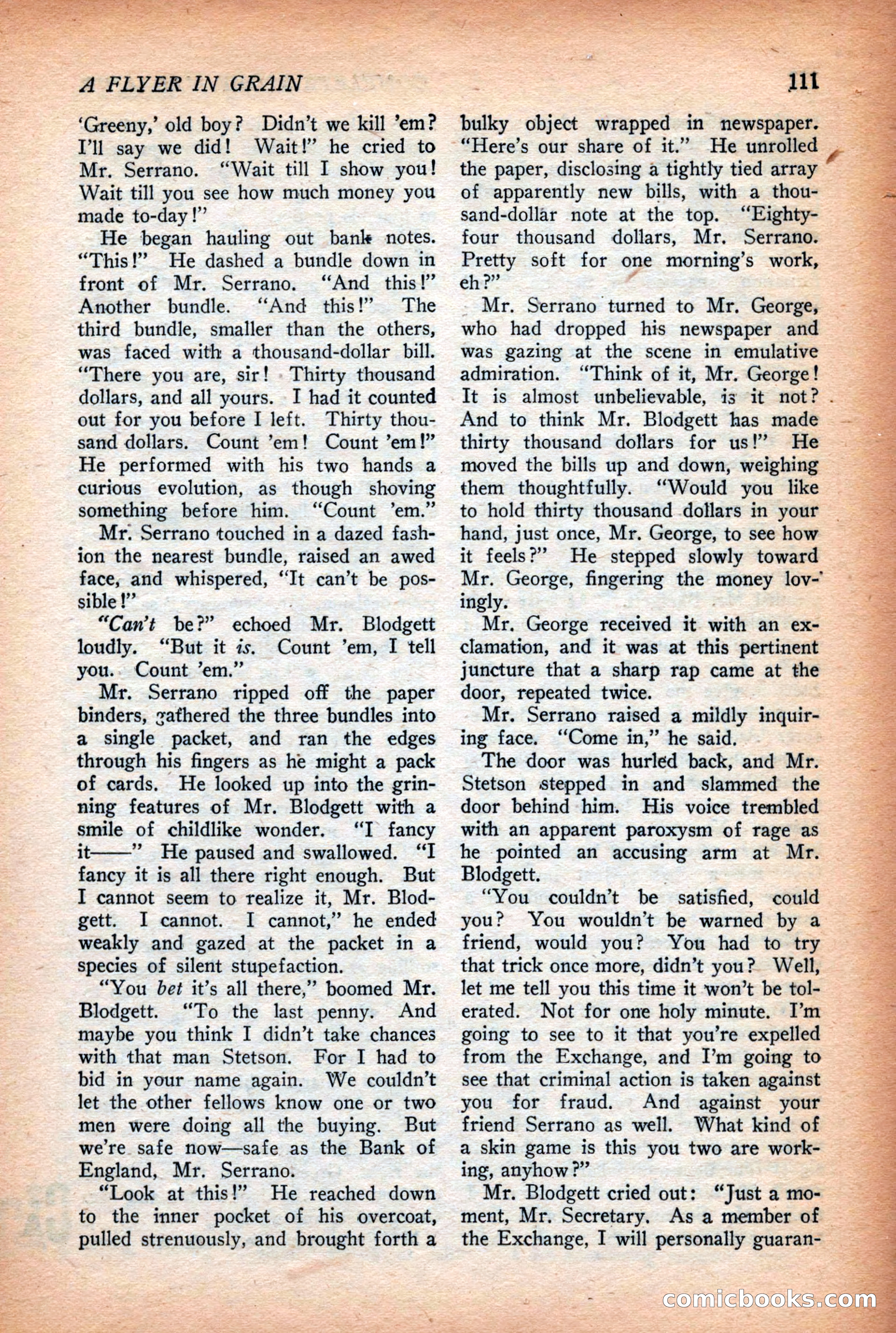 Complete Story Magazine, Vol. 4, No. 2 — page 121 of 170