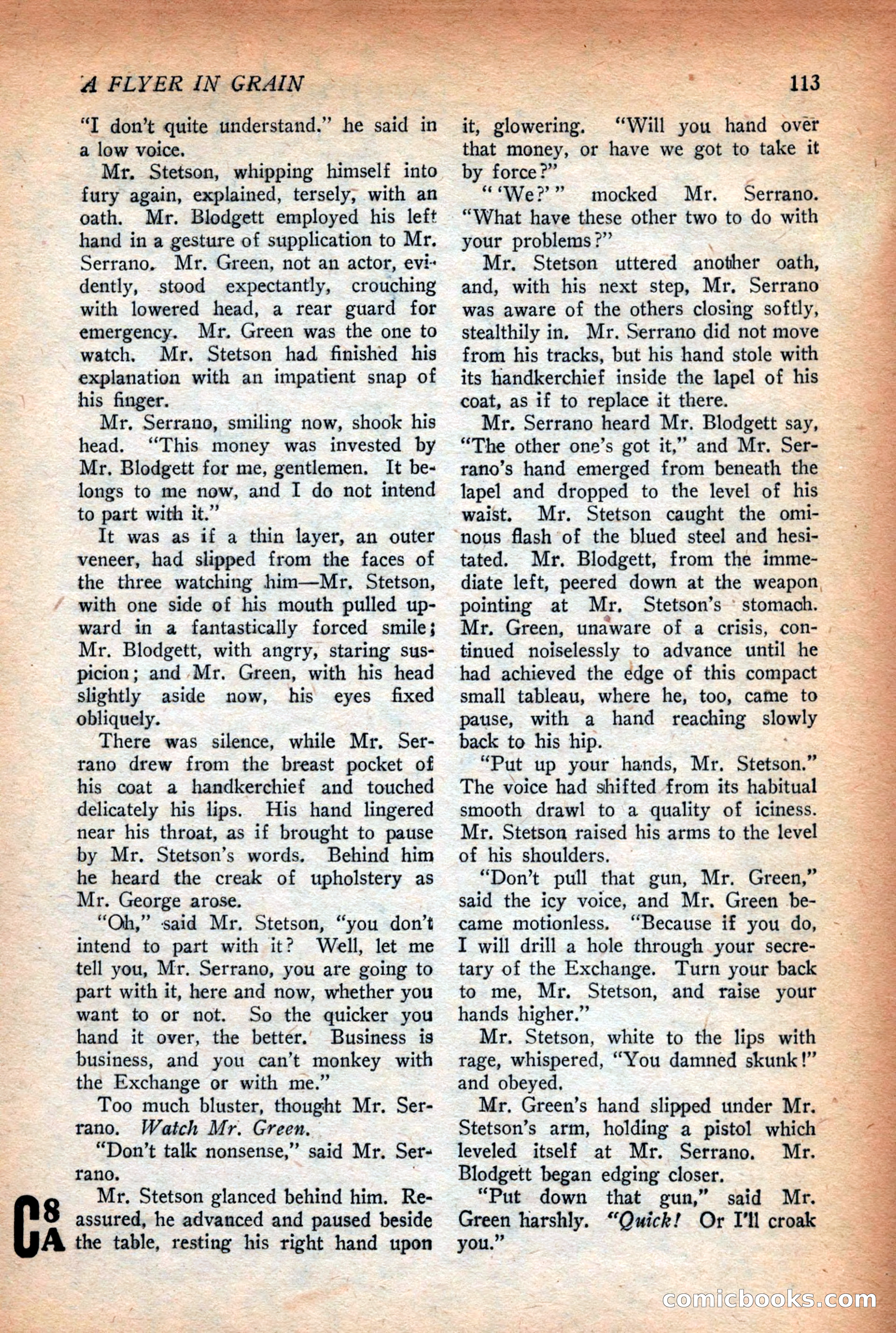 Complete Story Magazine, Vol. 4, No. 2 — page 123 of 170