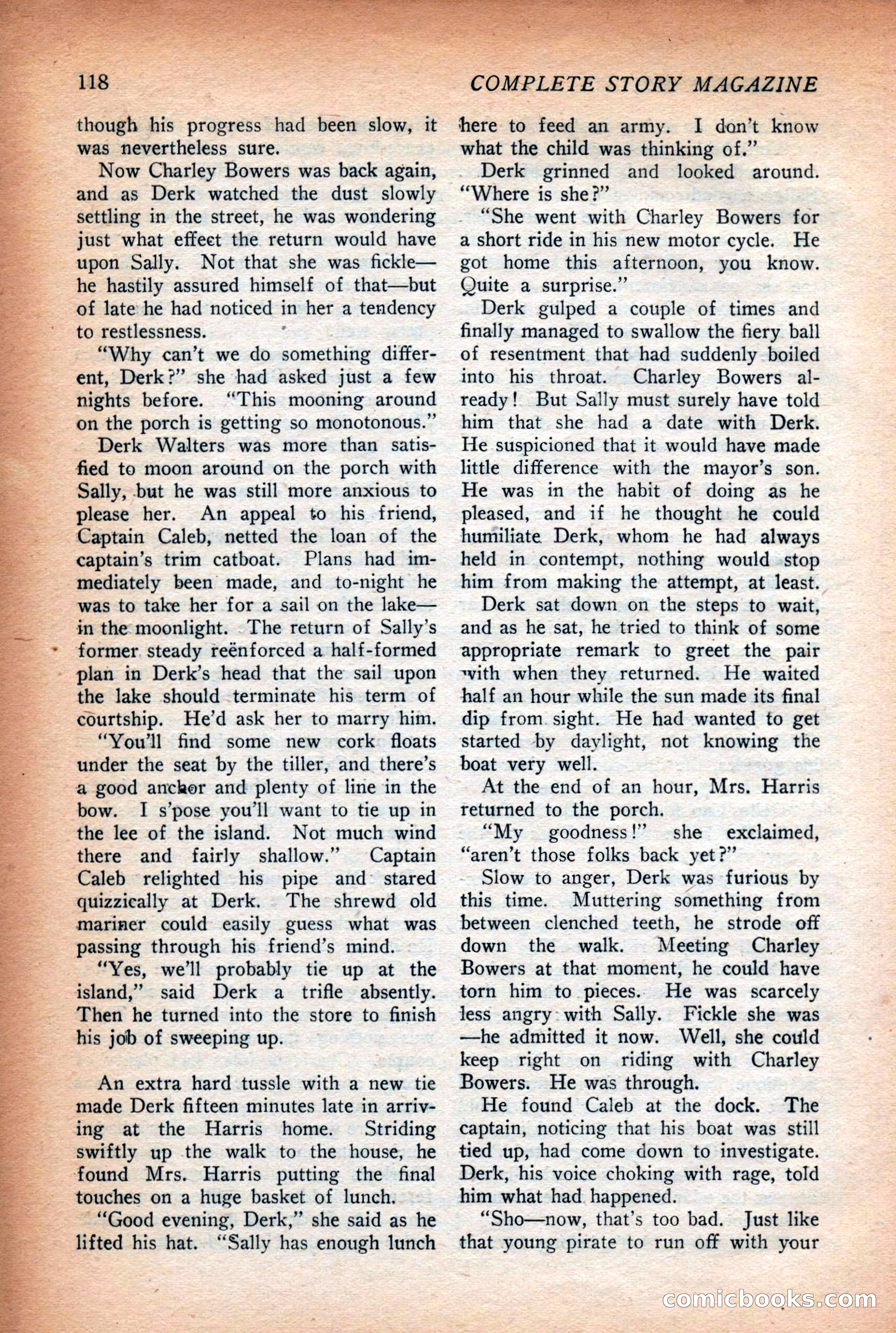 Complete Story Magazine, Vol. 4, No. 2 — page 128 of 170