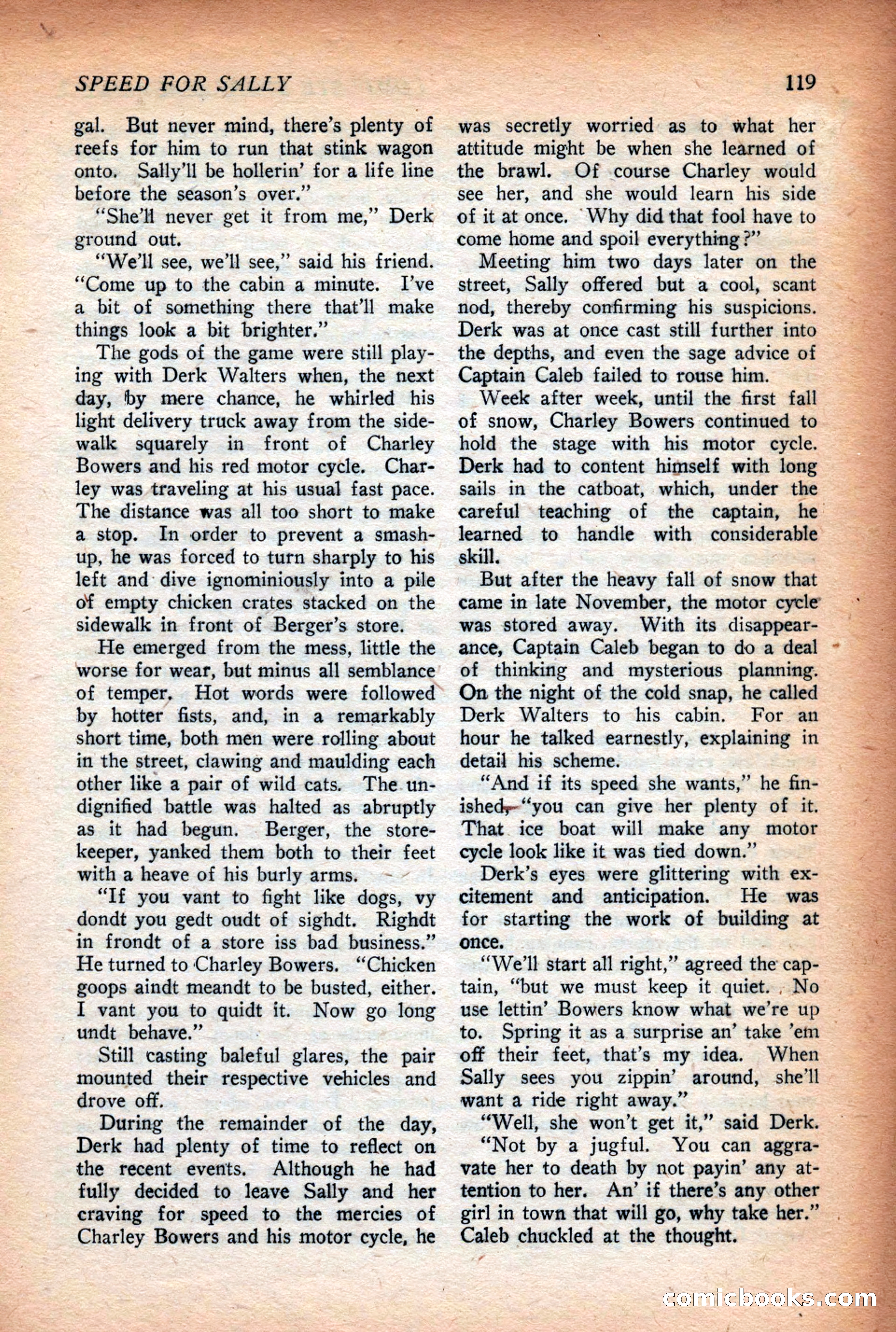 Complete Story Magazine, Vol. 4, No. 2 — page 129 of 170