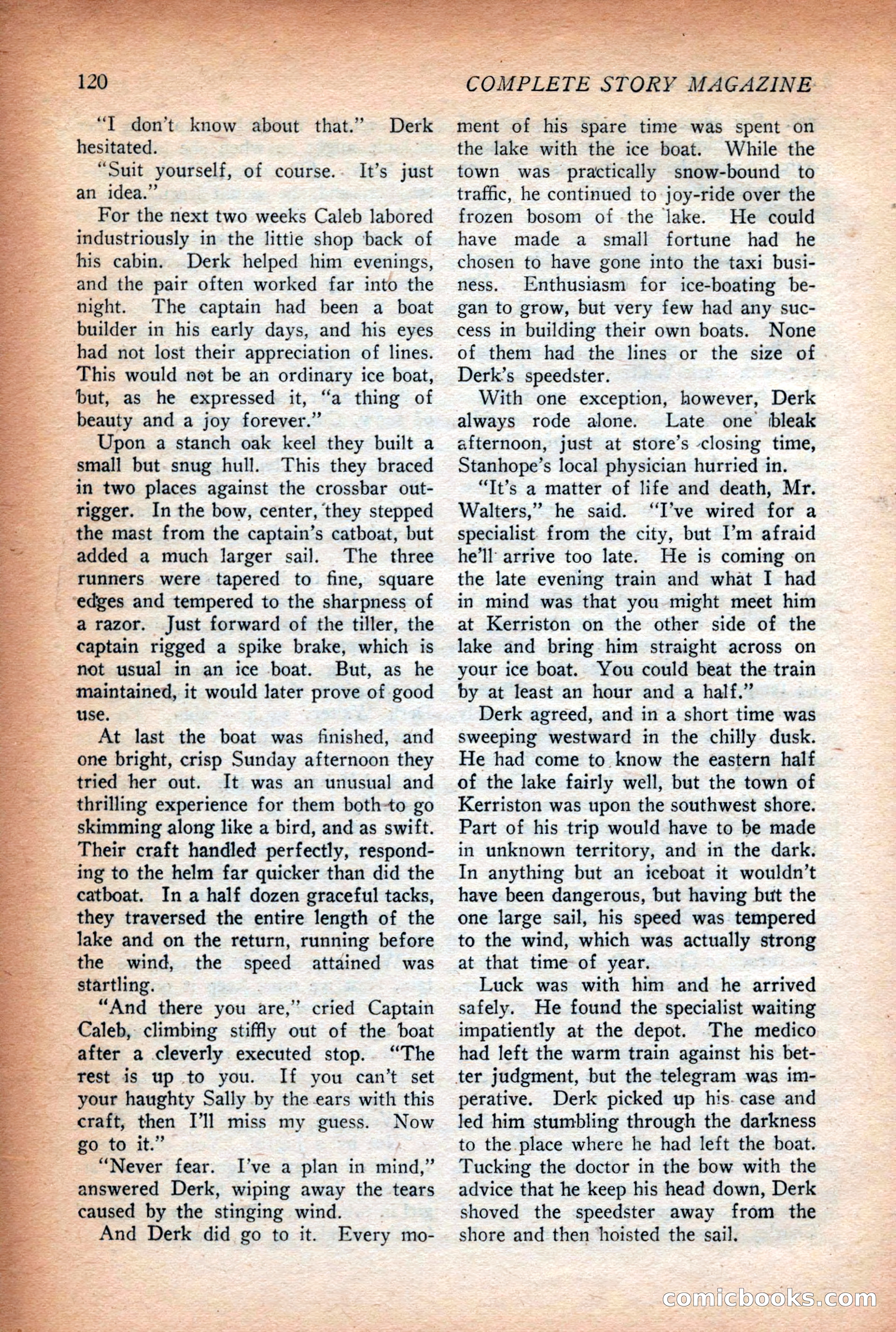 Complete Story Magazine, Vol. 4, No. 2 — page 130 of 170