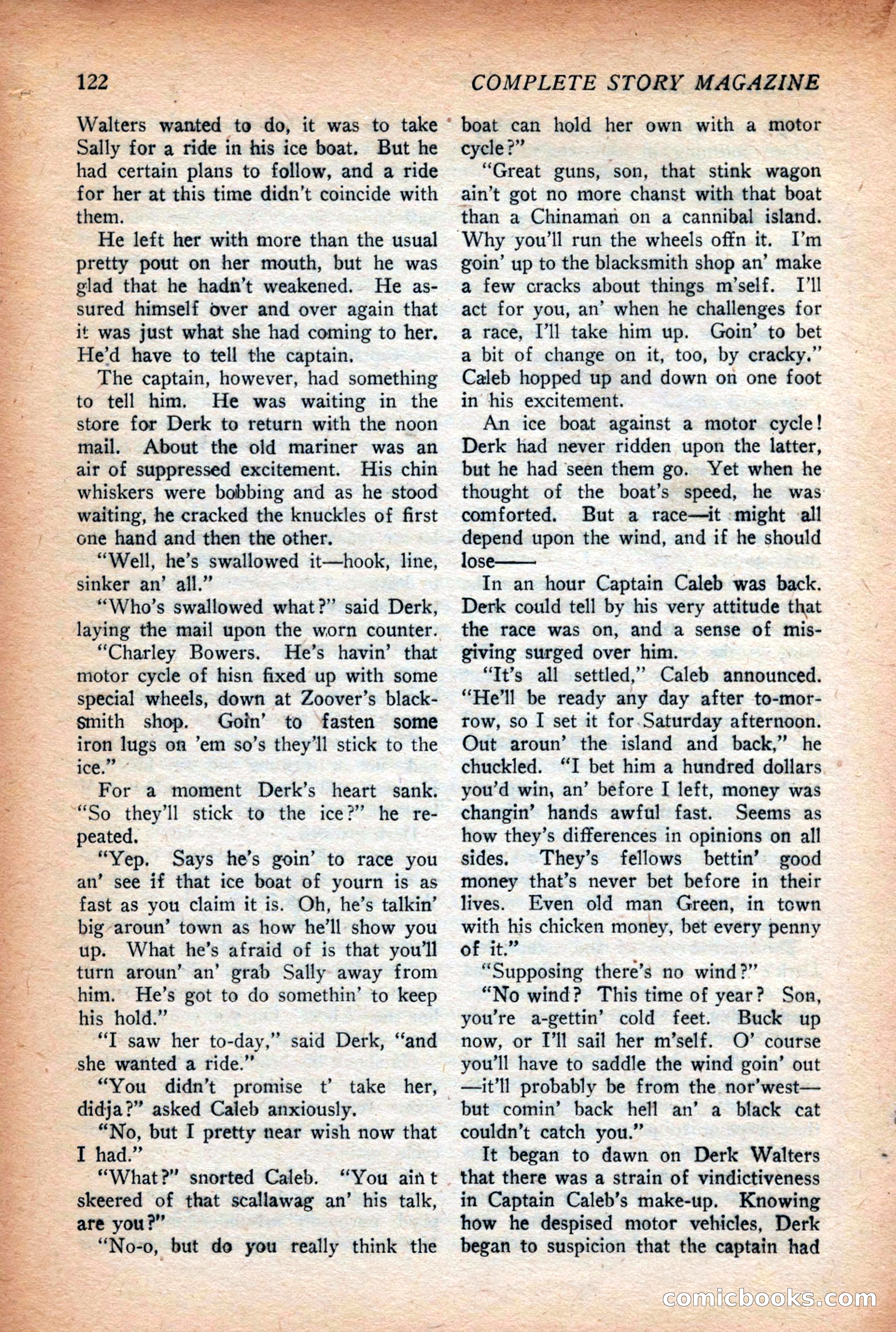 Complete Story Magazine, Vol. 4, No. 2 — page 132 of 170