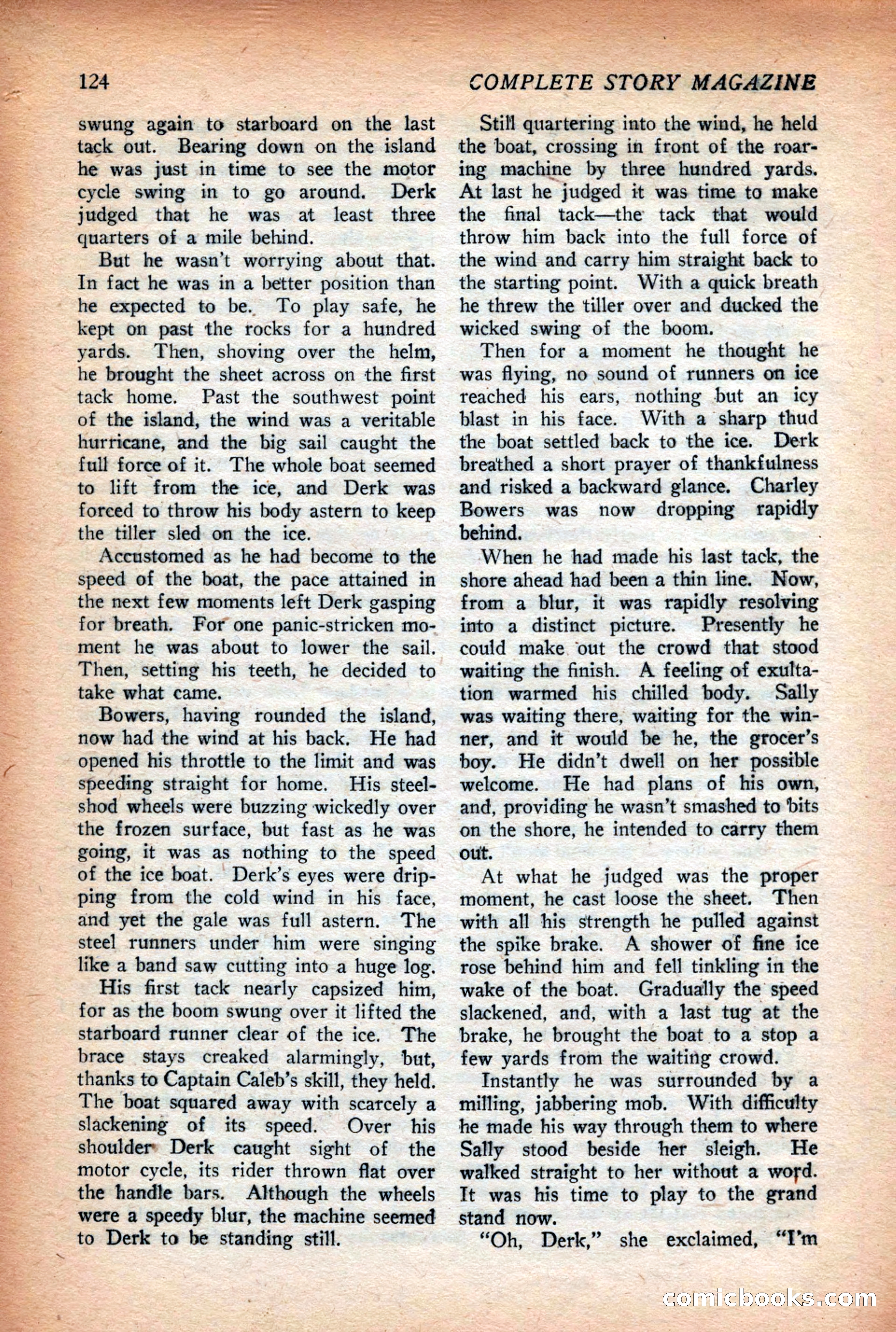 Complete Story Magazine, Vol. 4, No. 2 — page 134 of 170