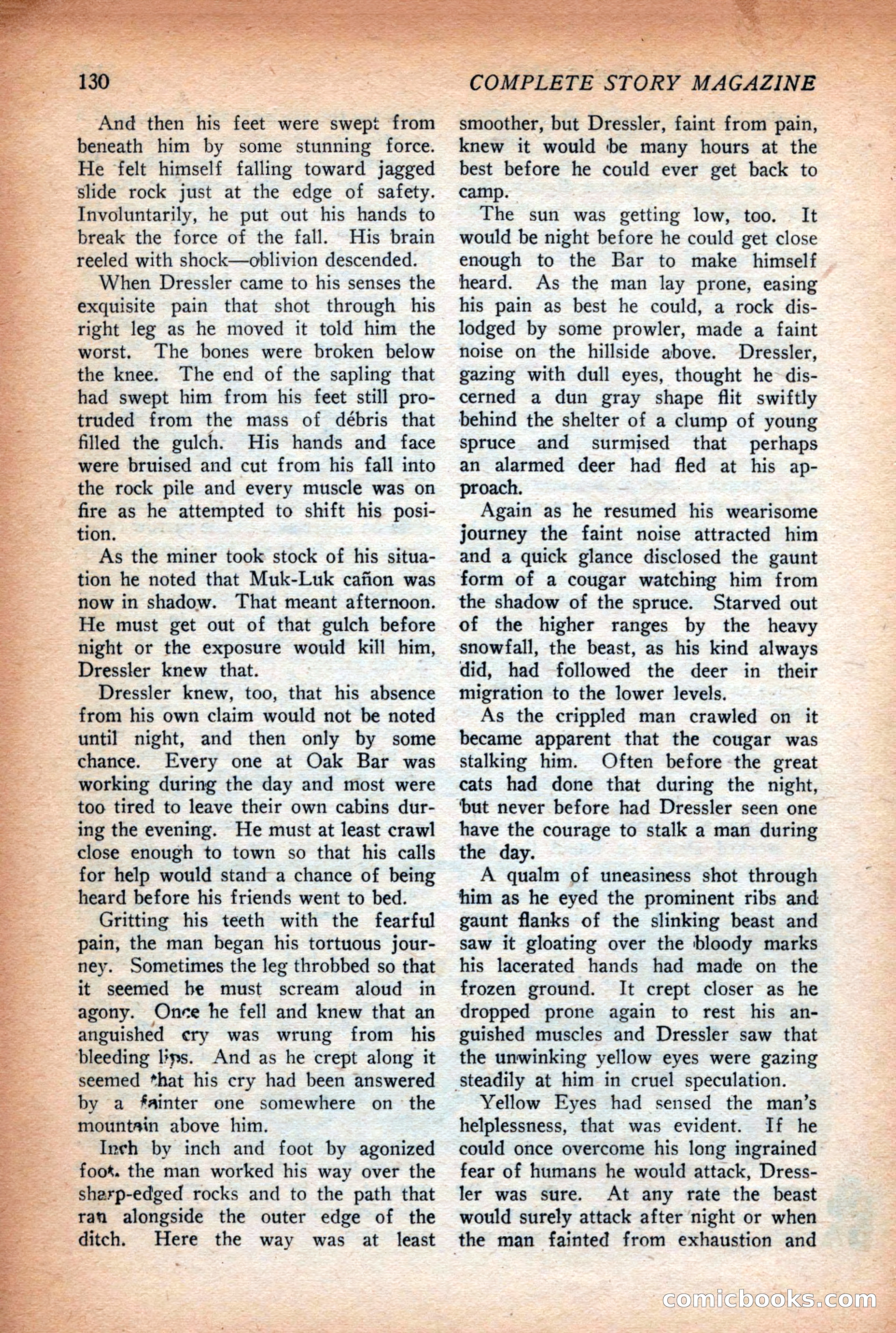 Complete Story Magazine, Vol. 4, No. 2 — page 140 of 170
