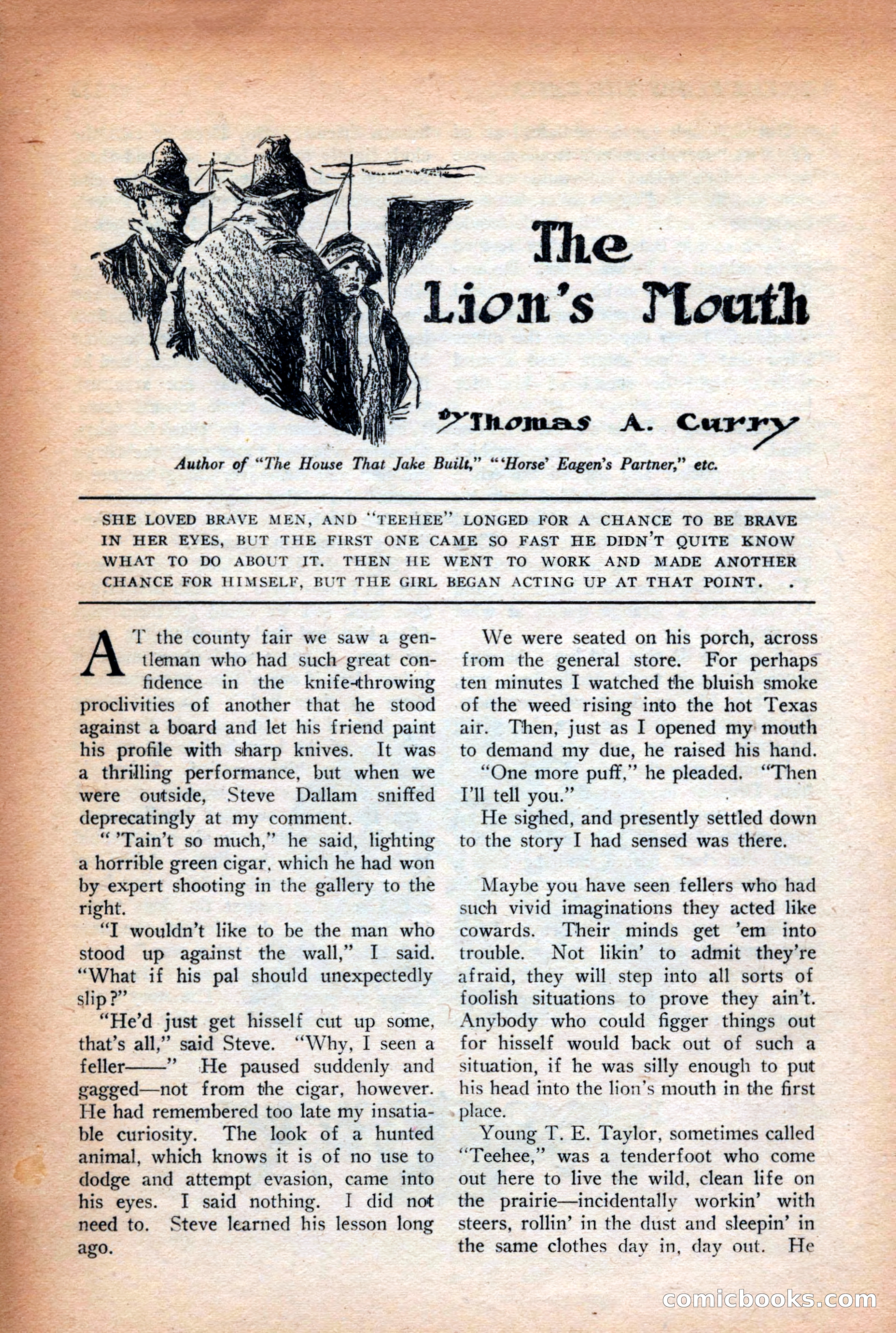 Complete Story Magazine, Vol. 4, No. 2 — page 144 of 170