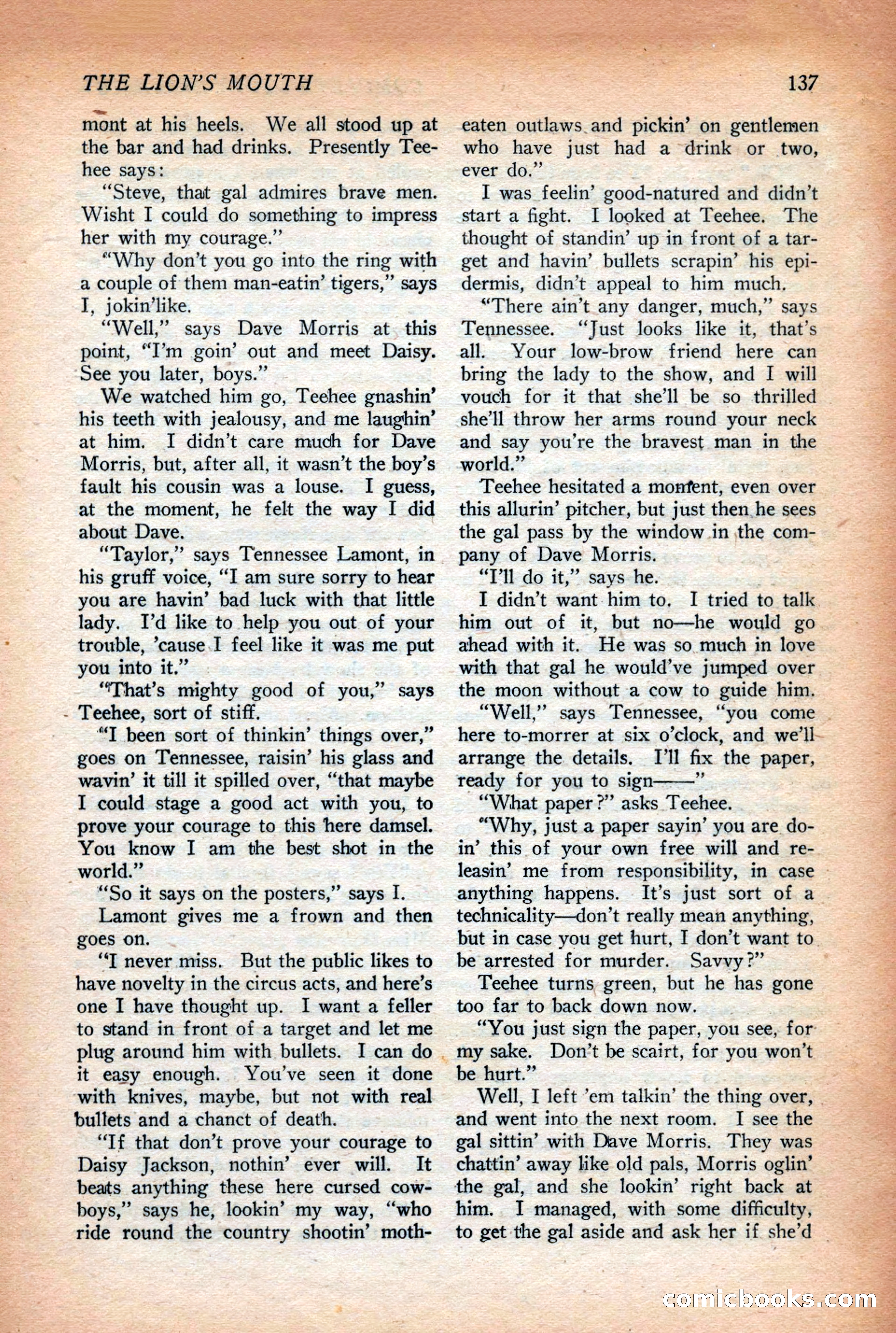 Complete Story Magazine, Vol. 4, No. 2 — page 147 of 170