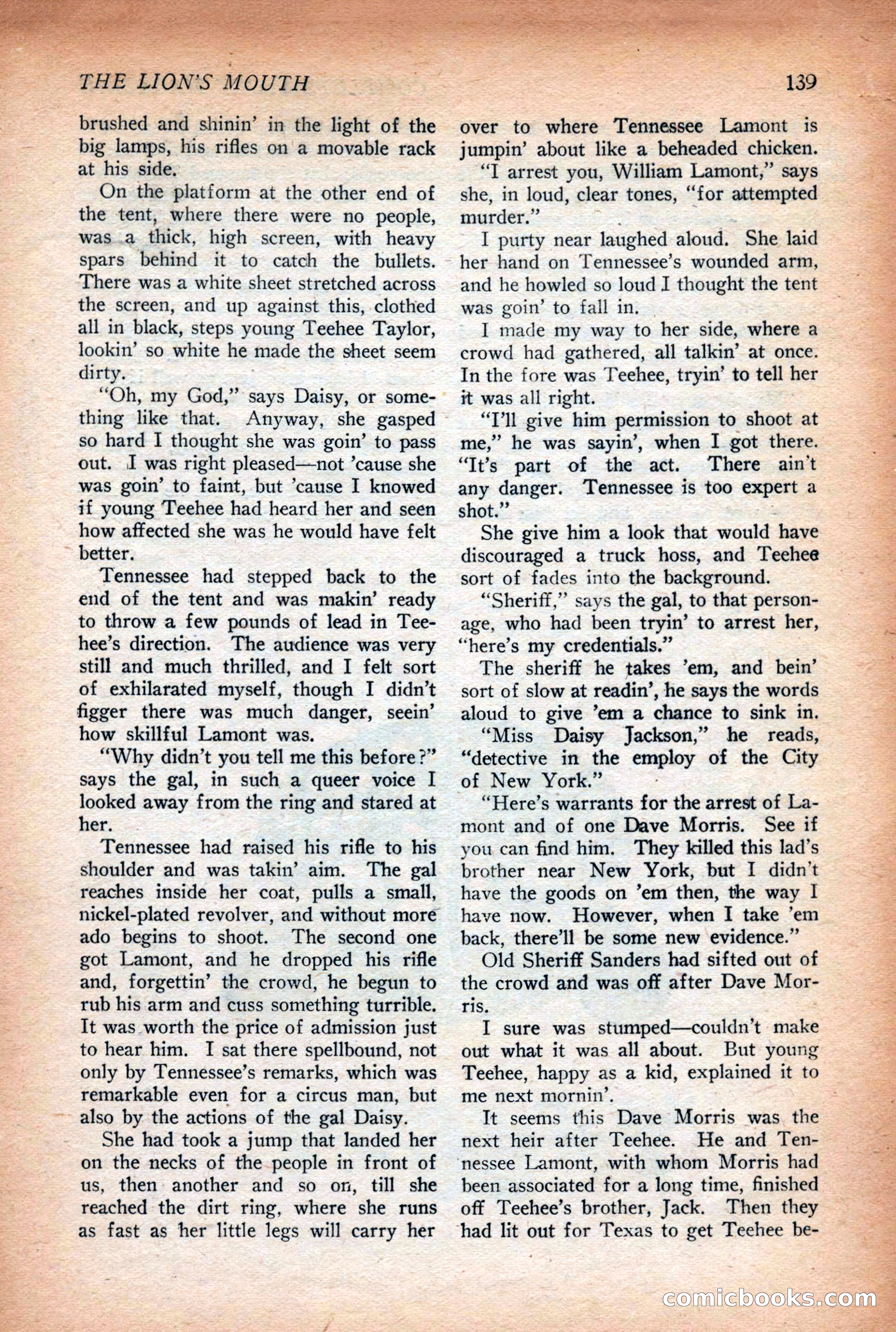 Complete Story Magazine, Vol. 4, No. 2 — page 149 of 170