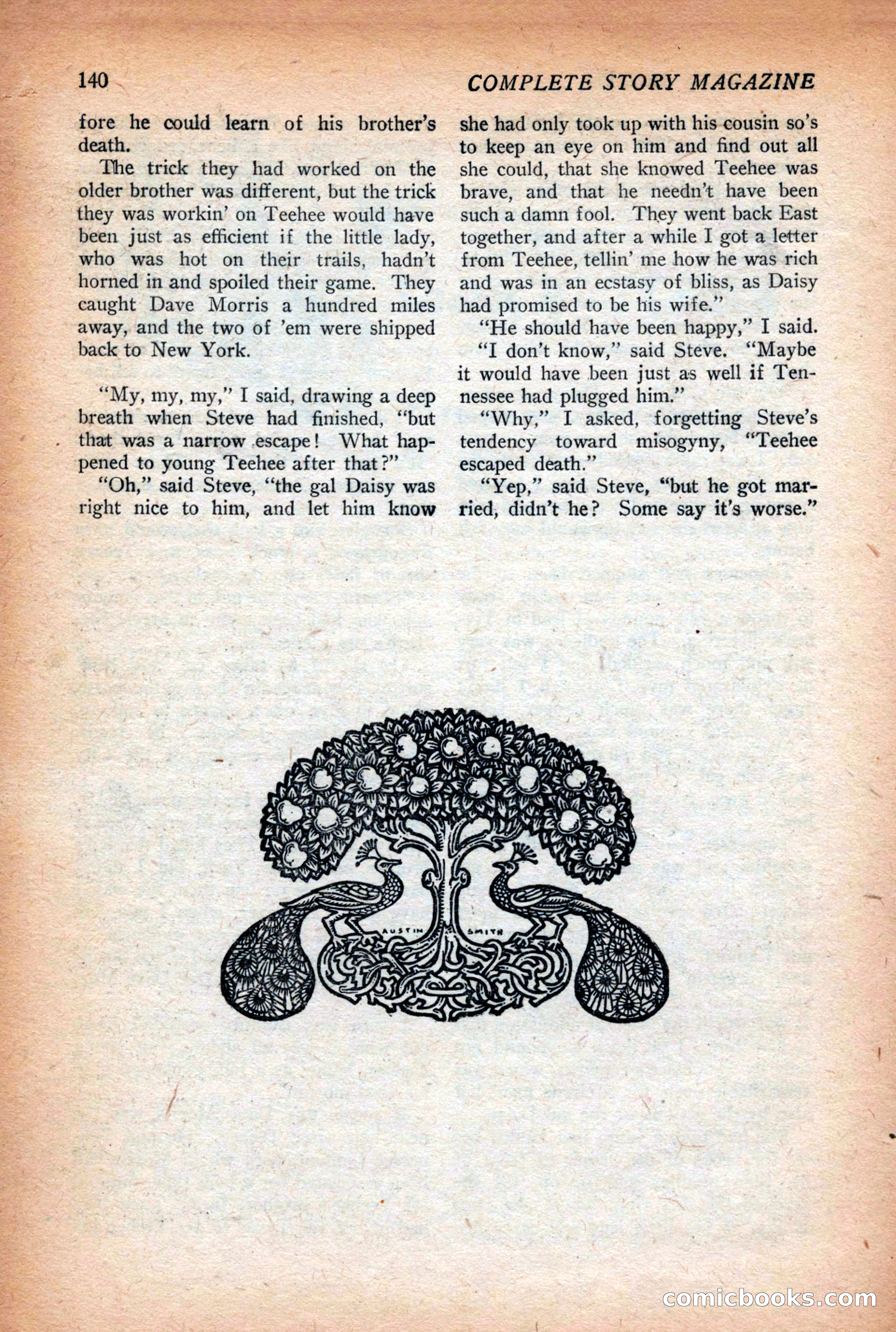 Complete Story Magazine, Vol. 4, No. 2 — page 150 of 170