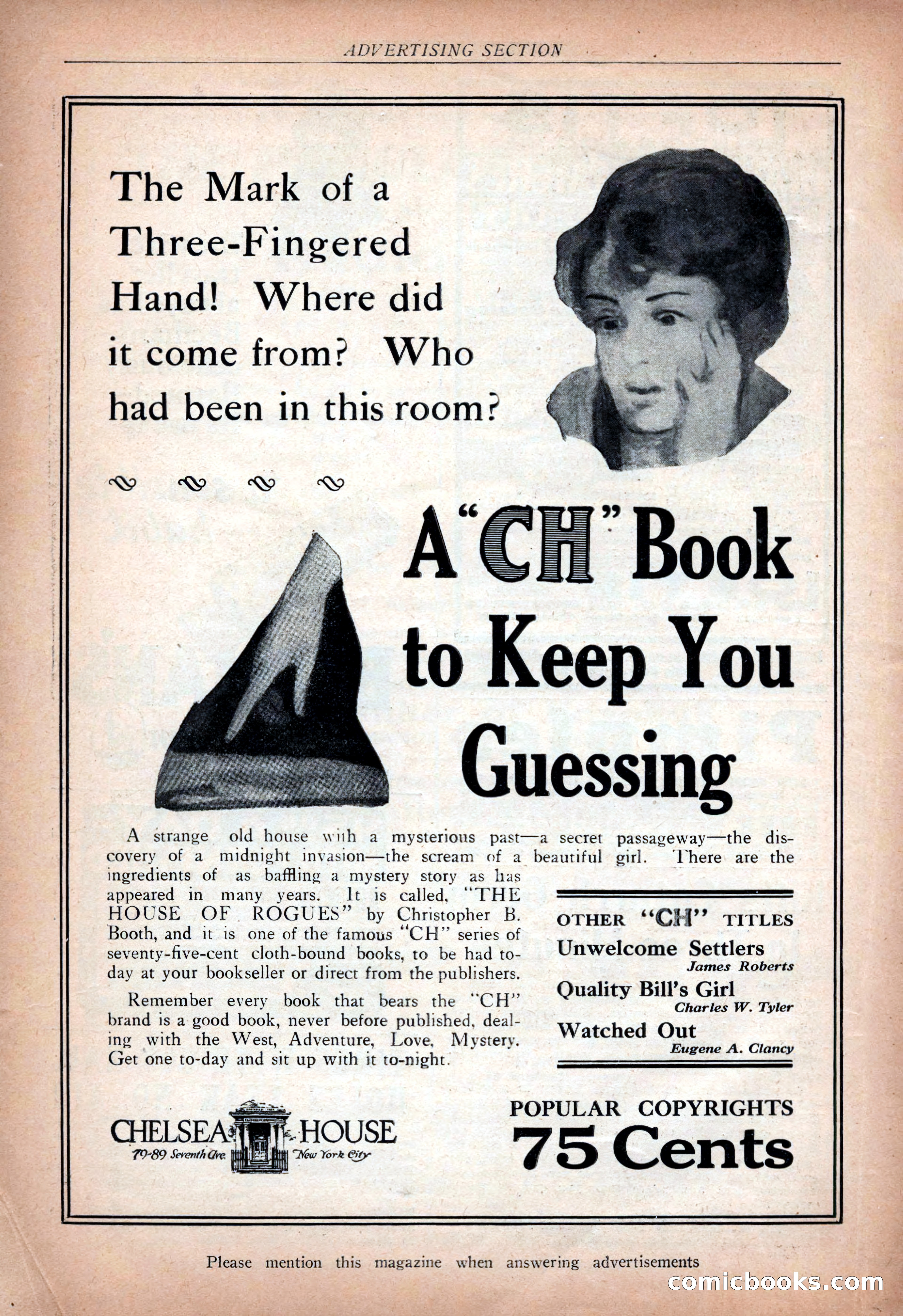 Complete Story Magazine, Vol. 4, No. 2 — page 166 of 170