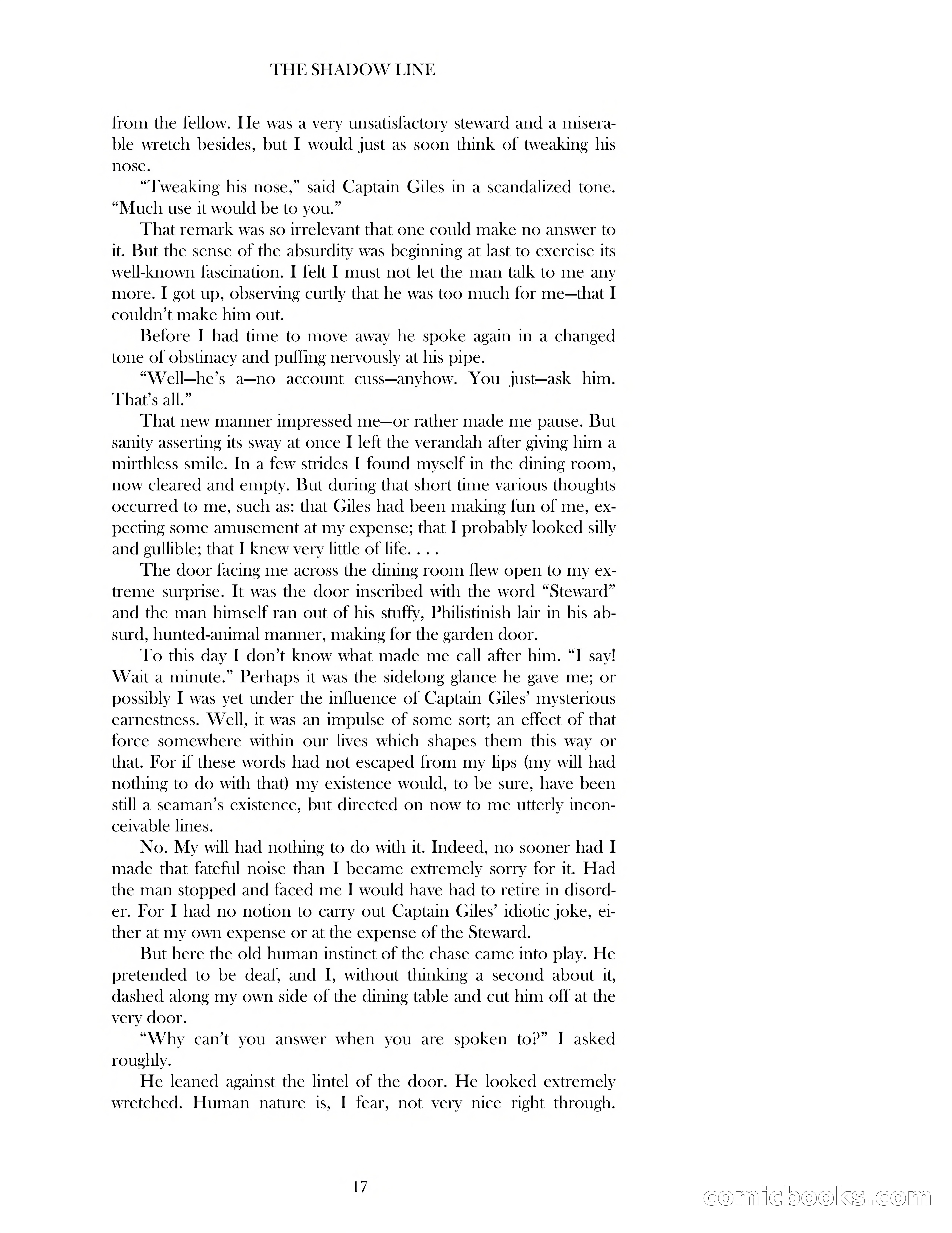 The Shadow Line — page 17 of 83