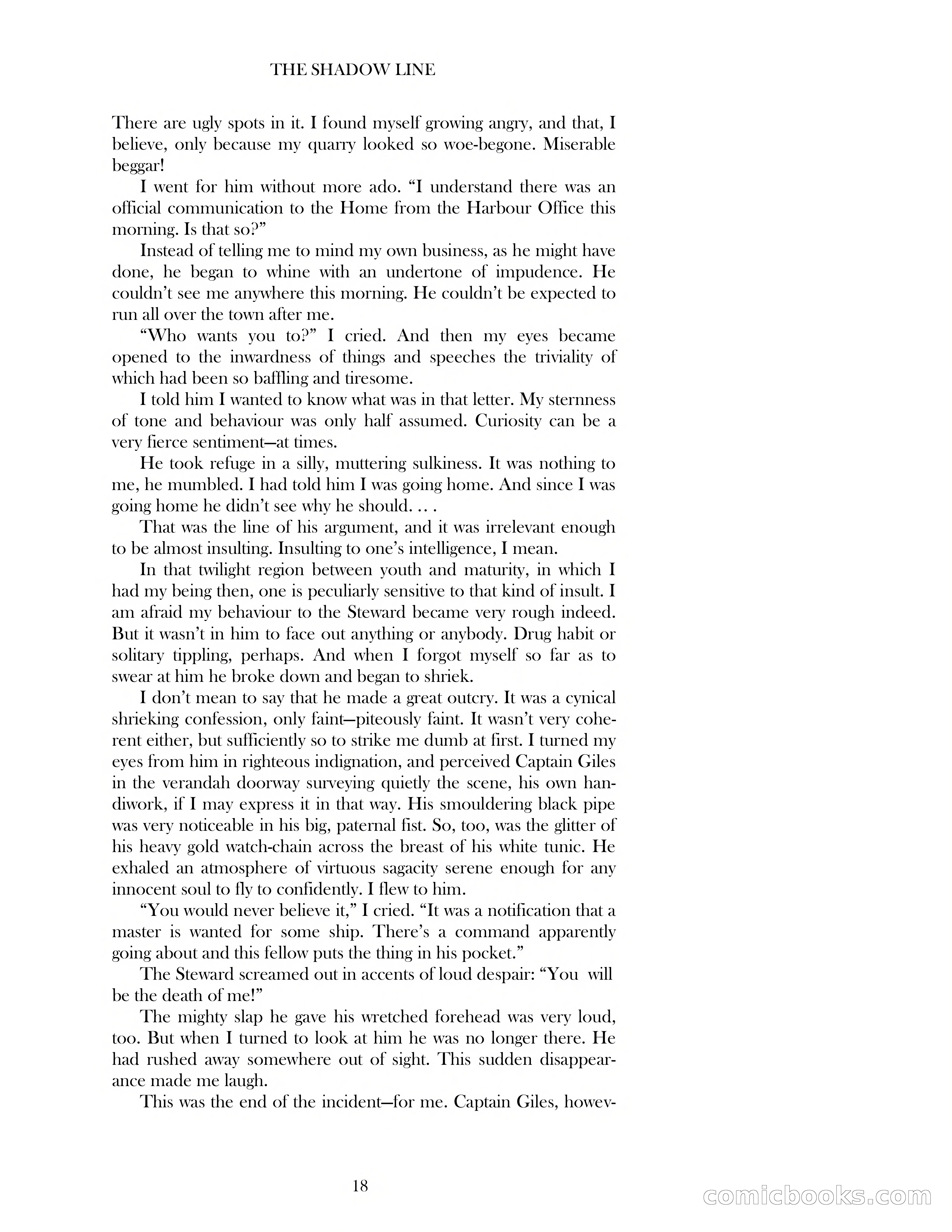 The Shadow Line — page 18 of 83