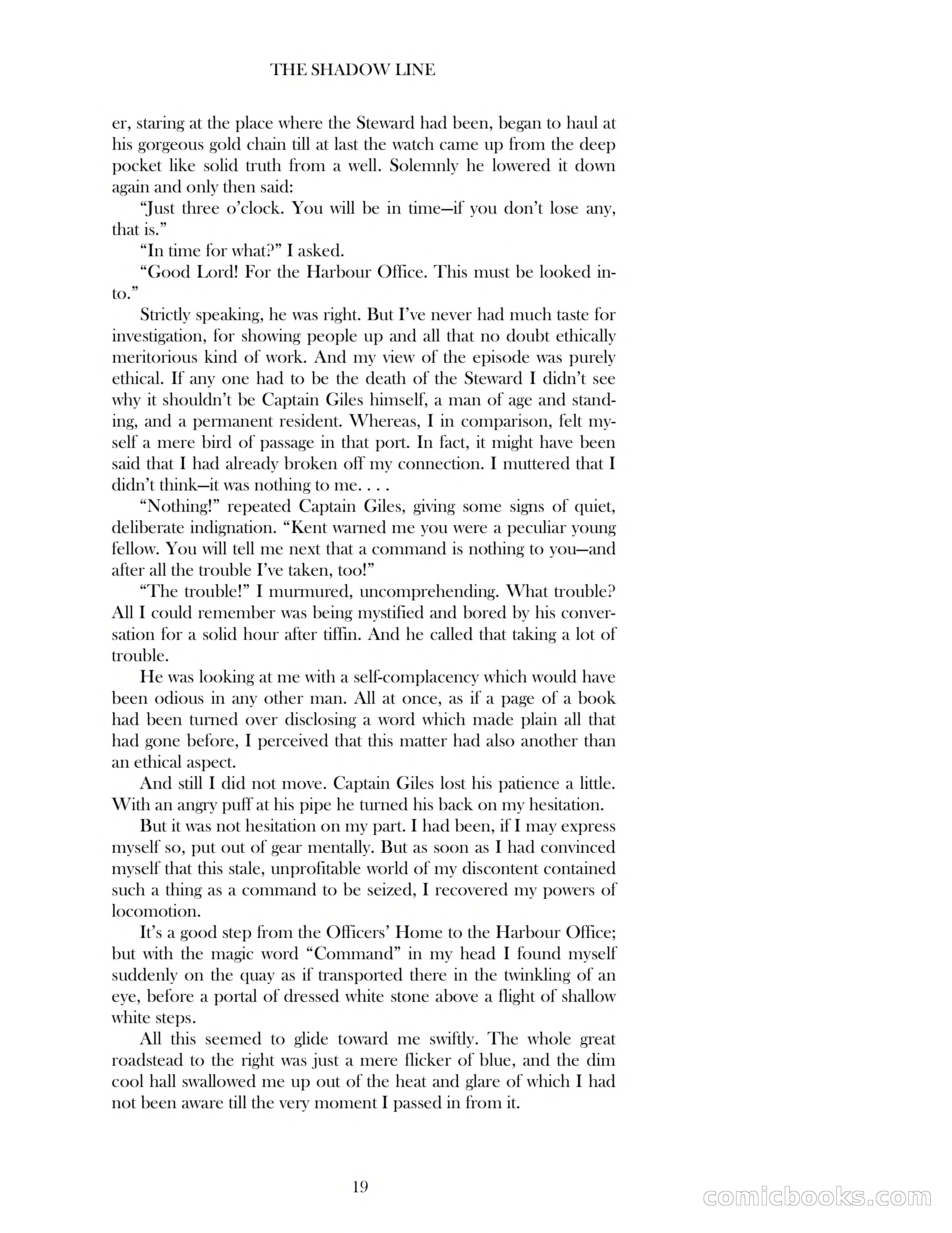 The Shadow Line — page 19 of 83