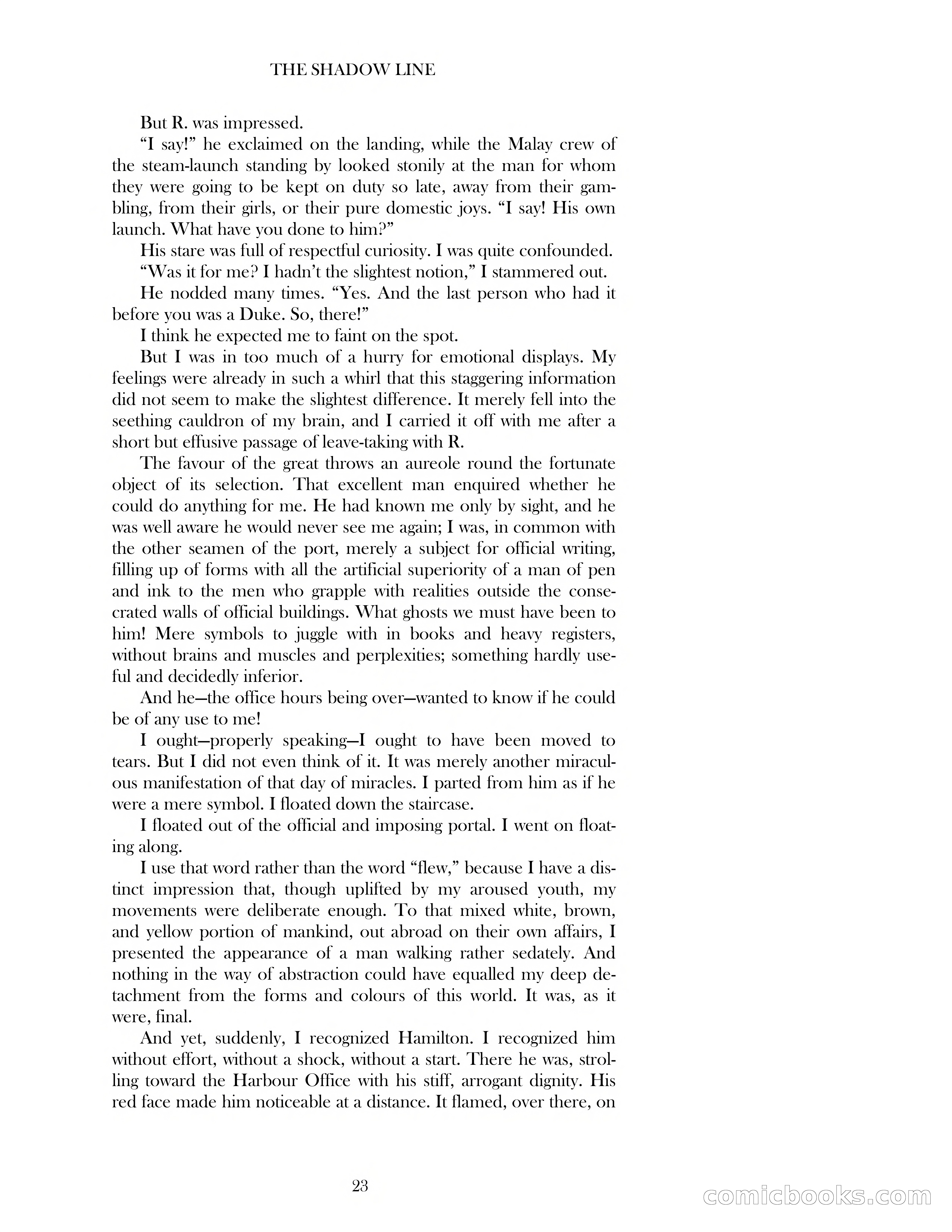 The Shadow Line — page 23 of 83