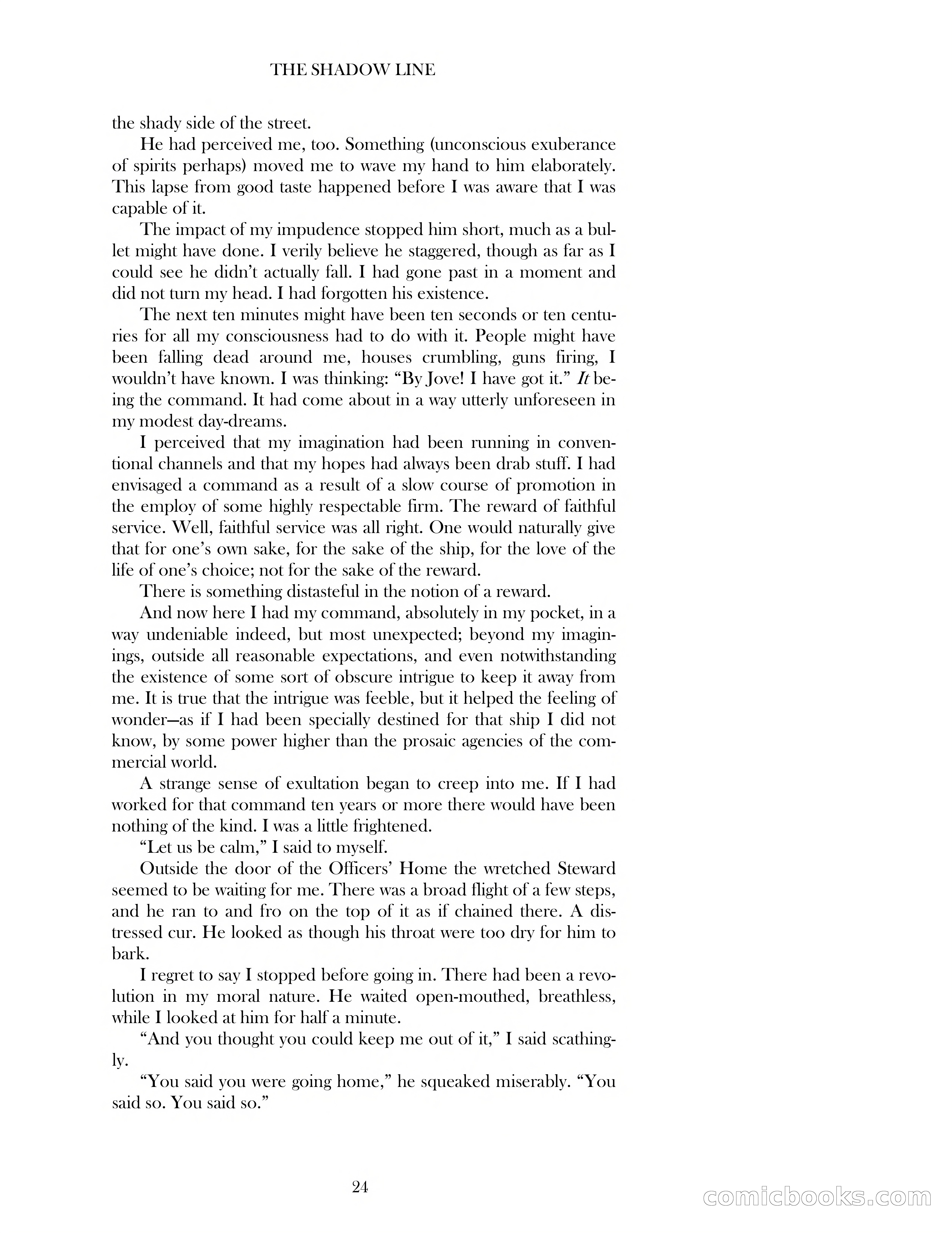 The Shadow Line — page 24 of 83