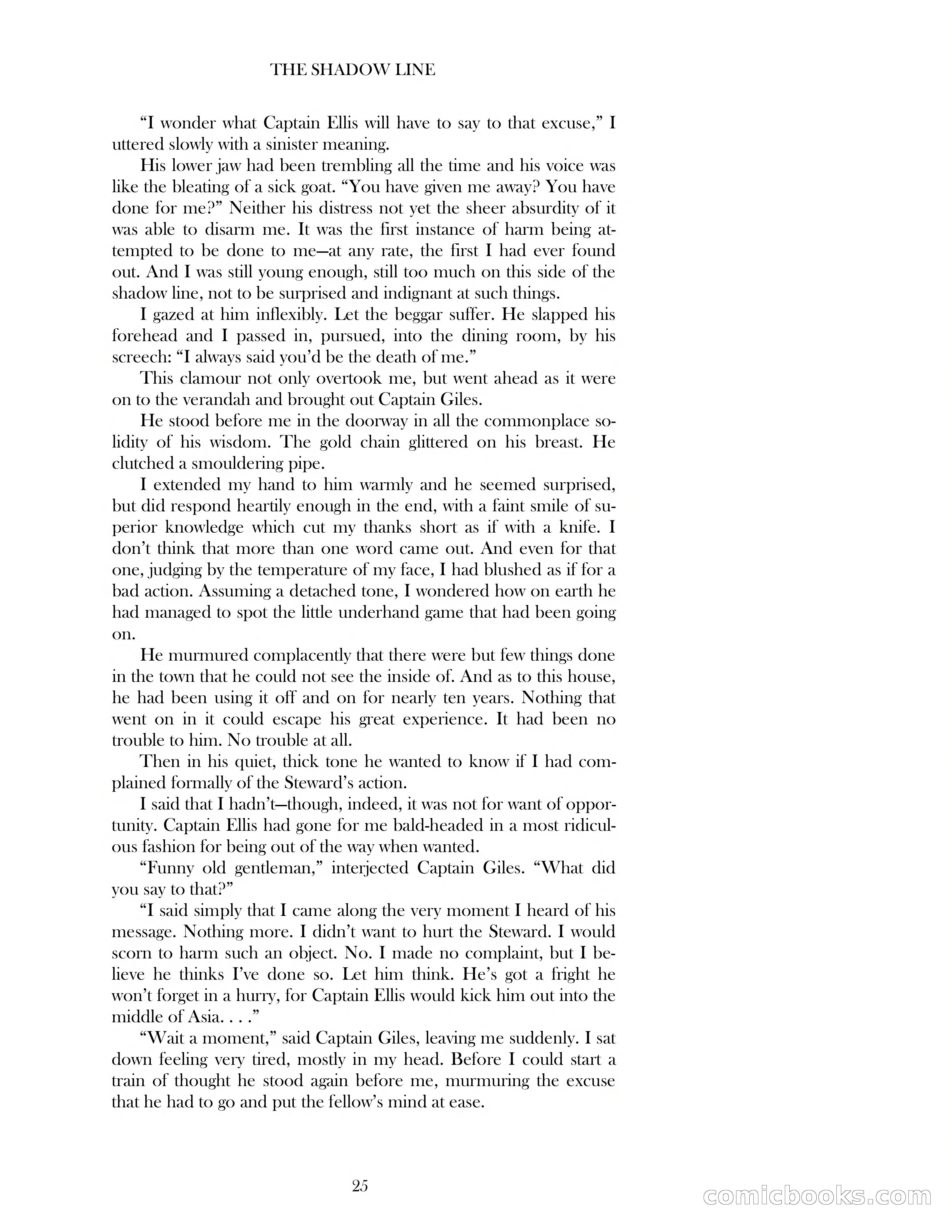 The Shadow Line — page 25 of 83