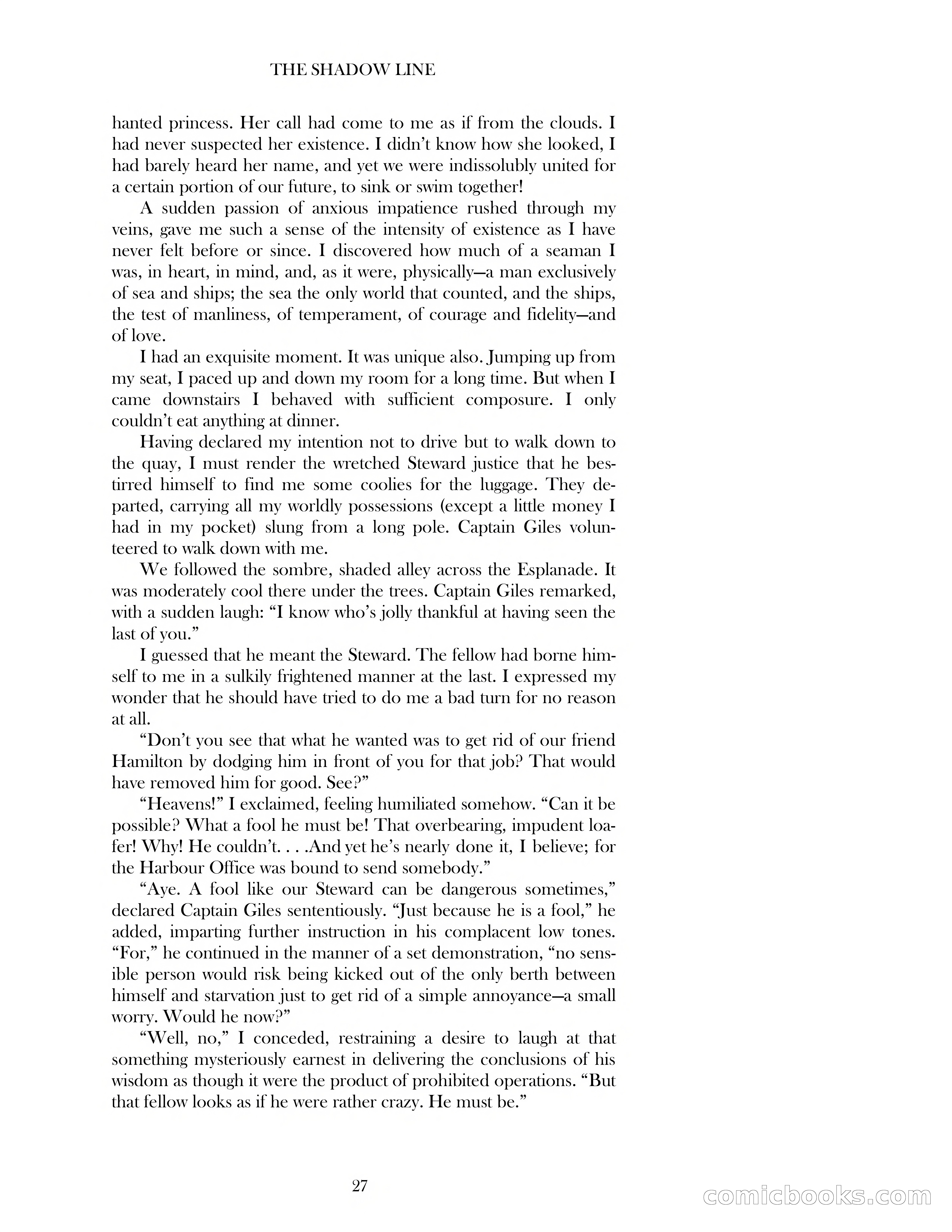 The Shadow Line — page 27 of 83