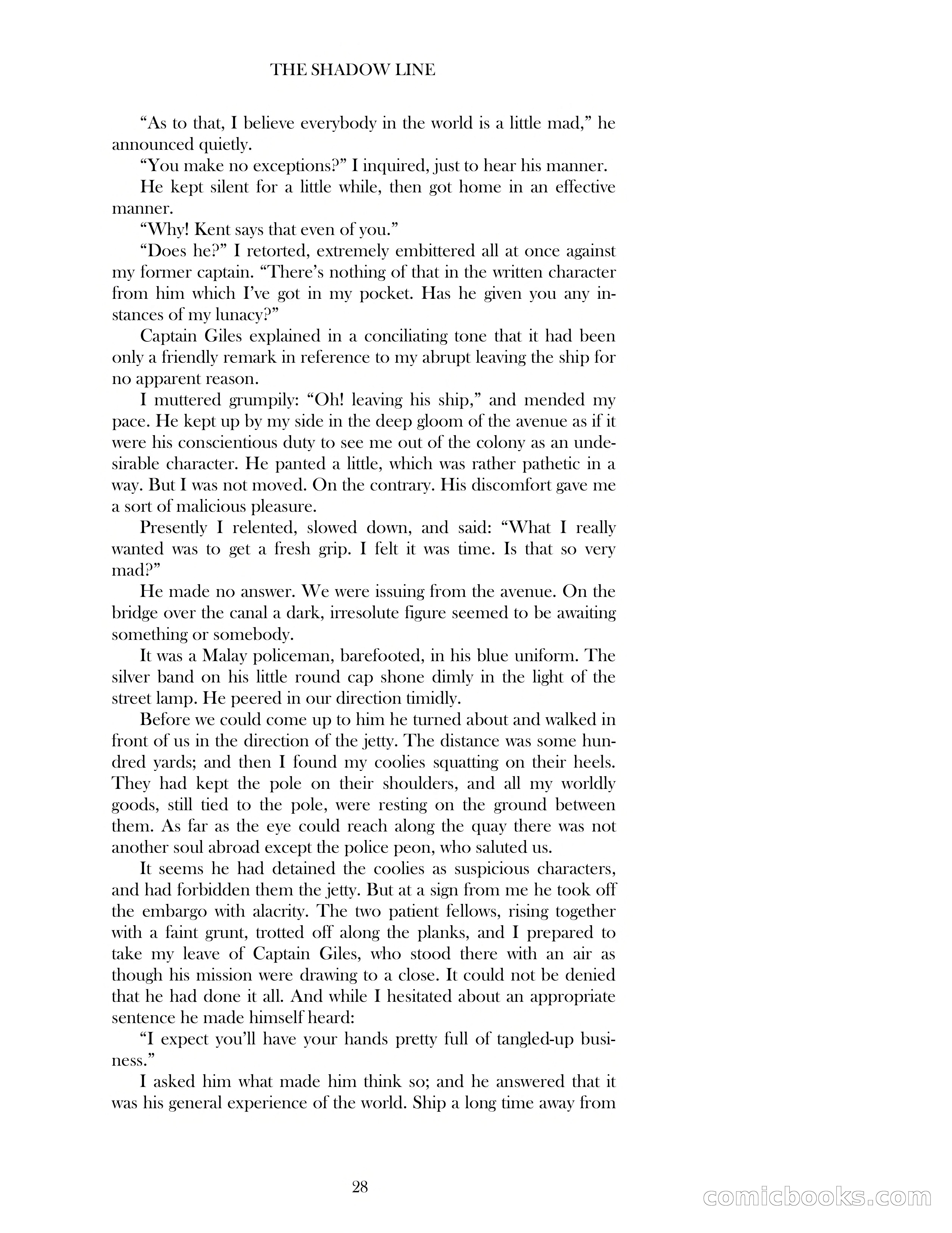 The Shadow Line — page 28 of 83