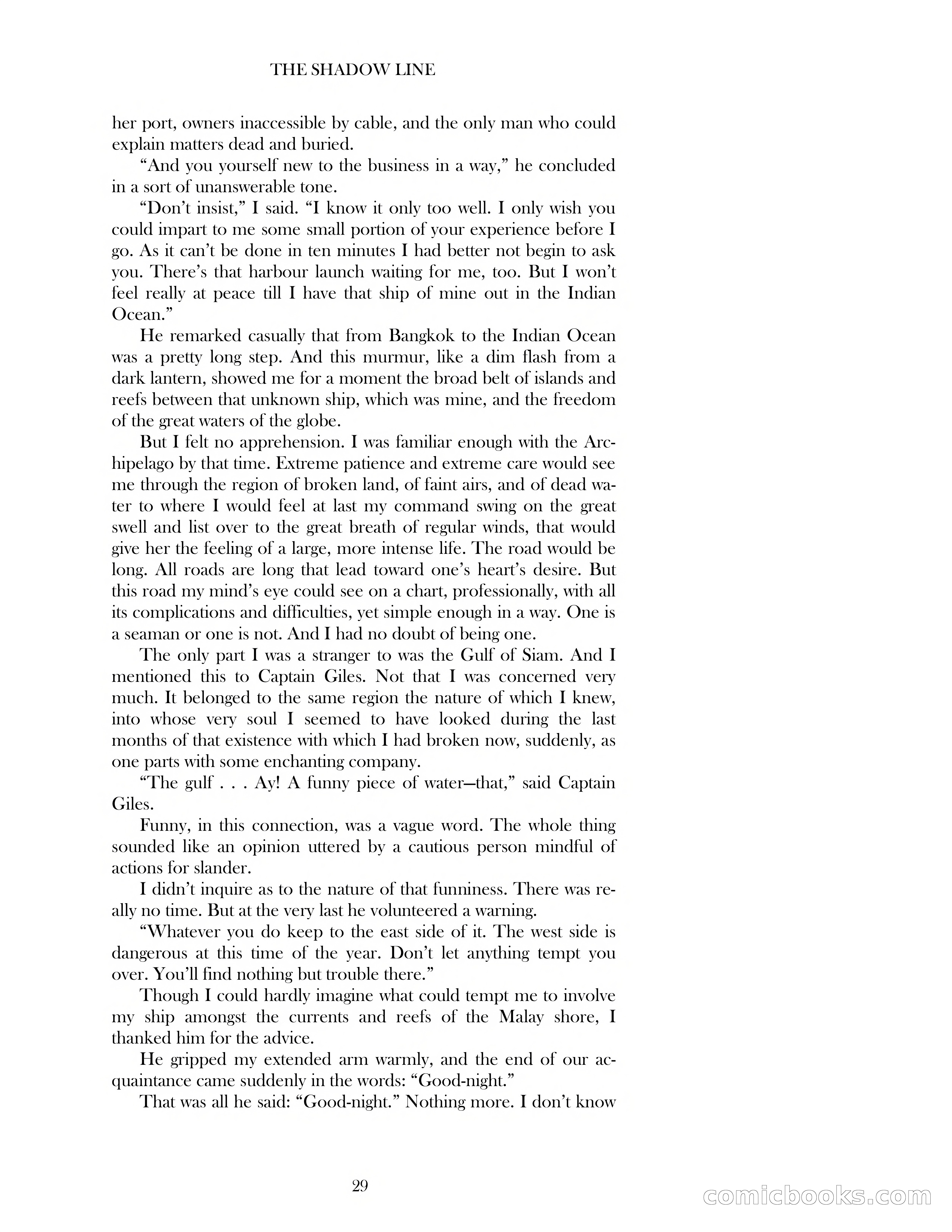 The Shadow Line — page 29 of 83