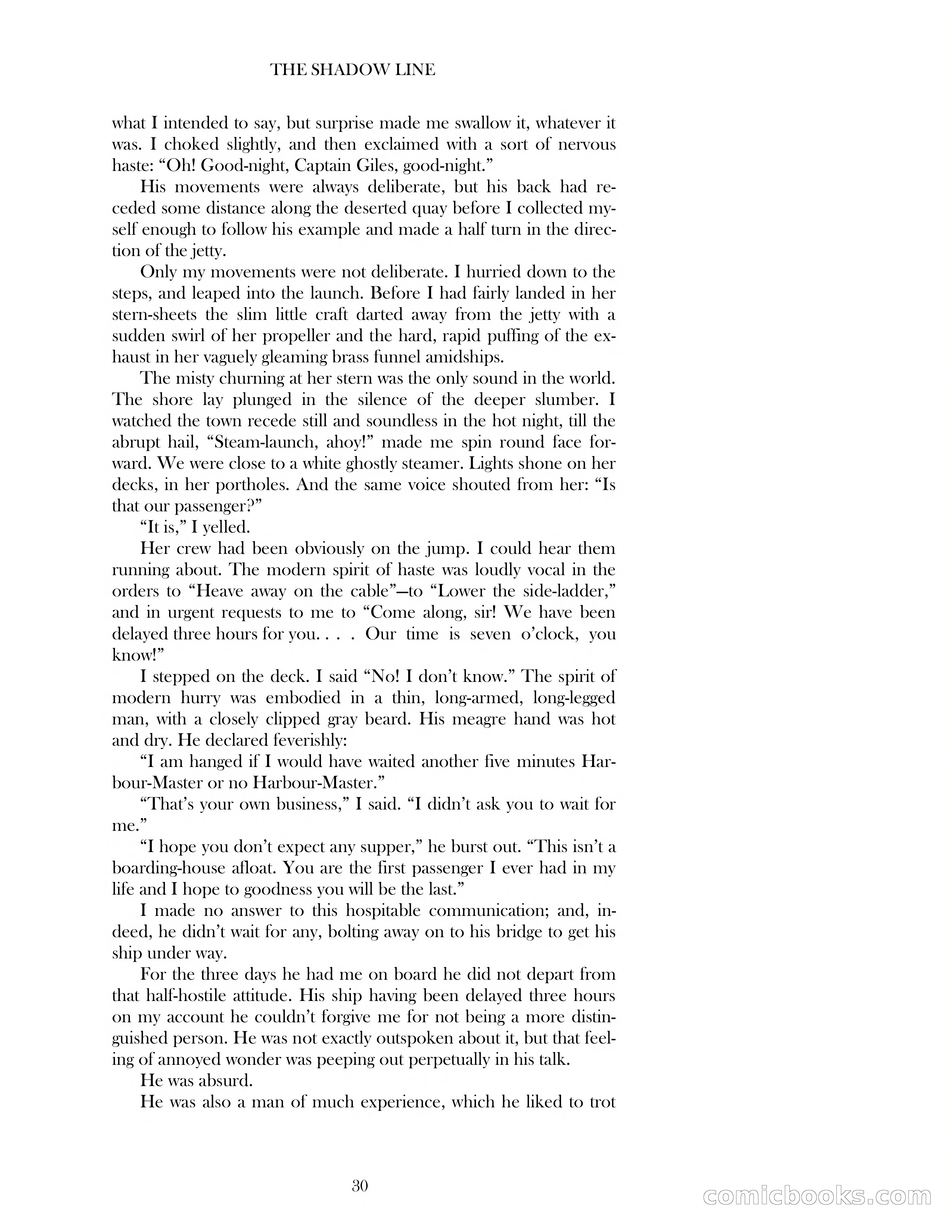 The Shadow Line — page 30 of 83