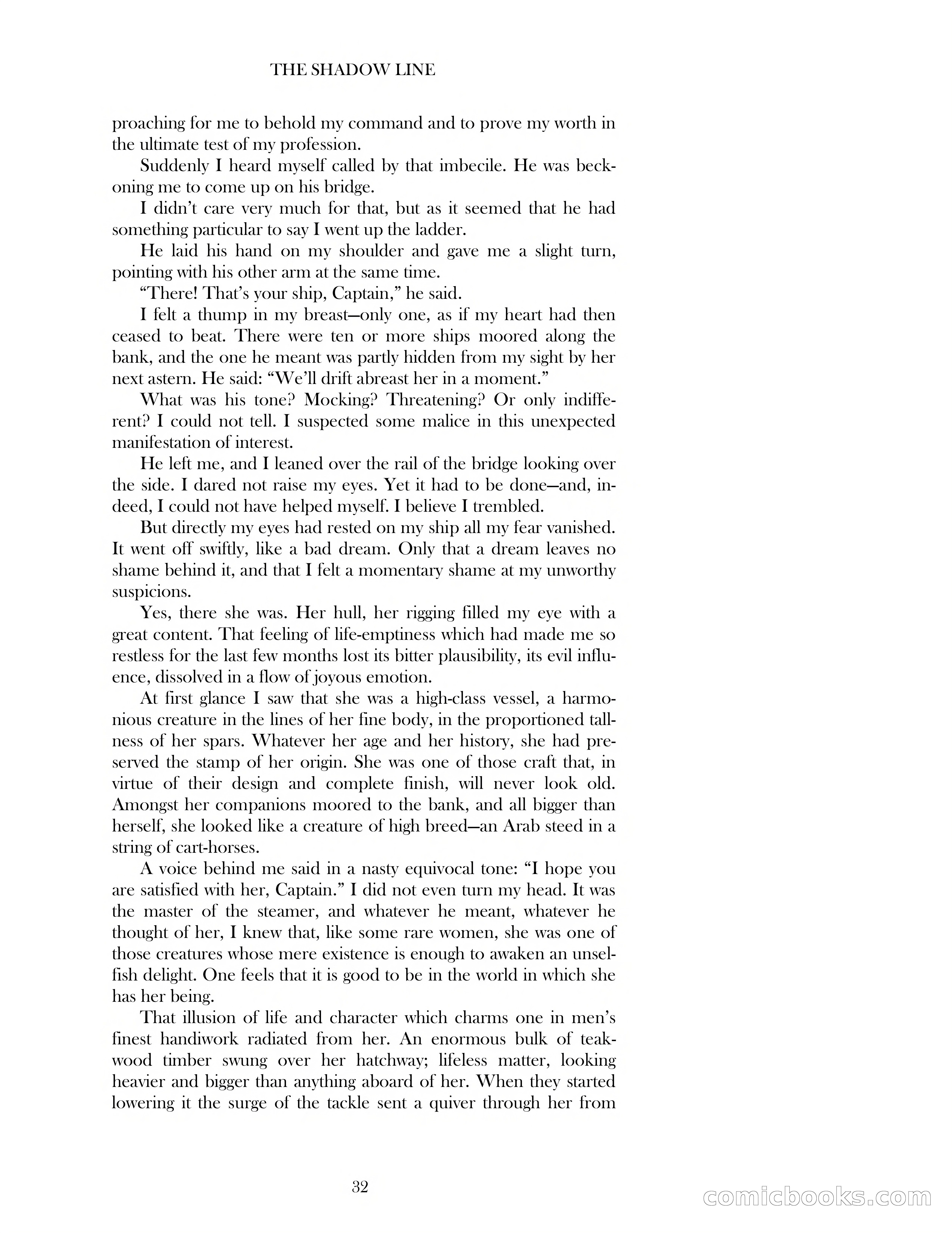 The Shadow Line — page 32 of 83