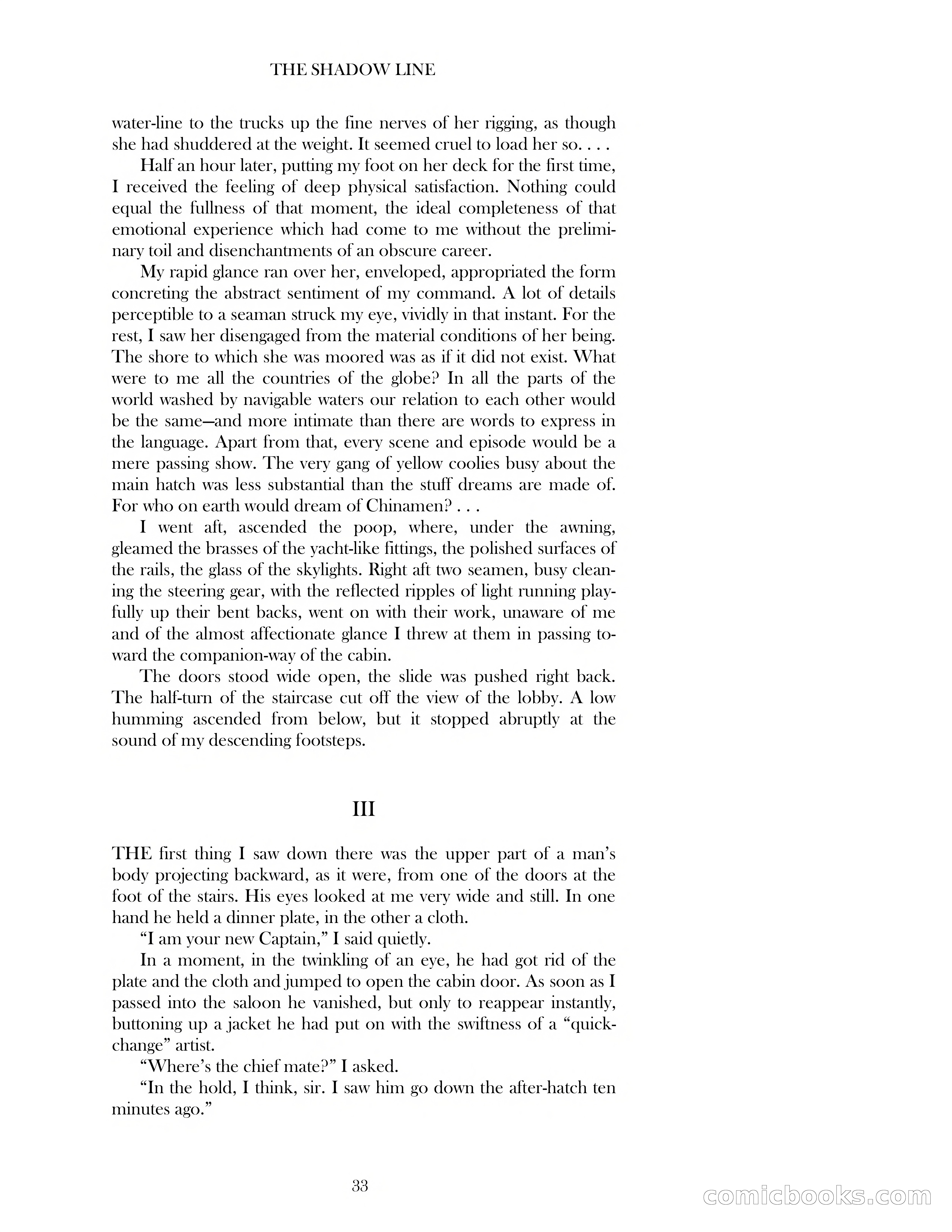 The Shadow Line — page 33 of 83