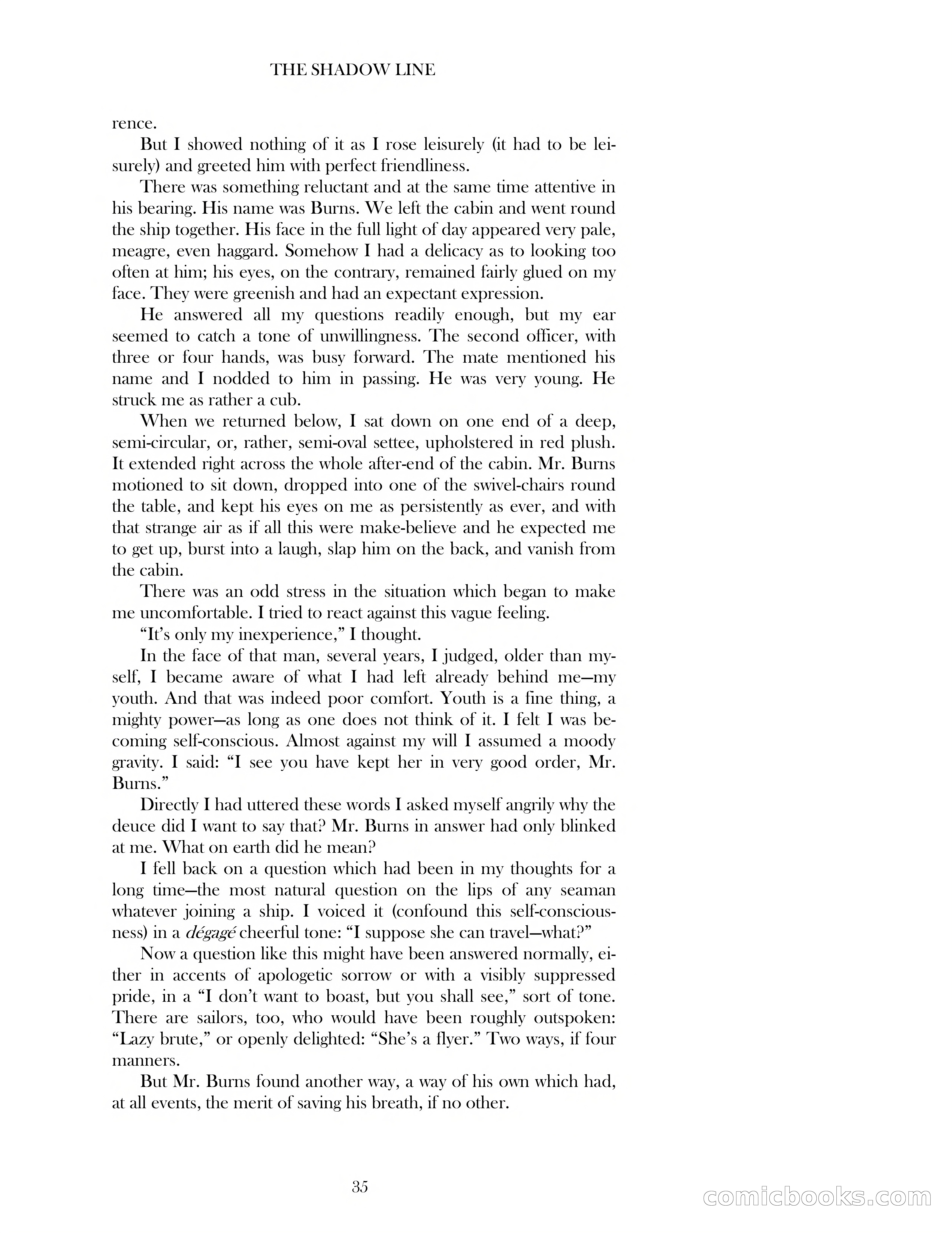 The Shadow Line — page 35 of 83