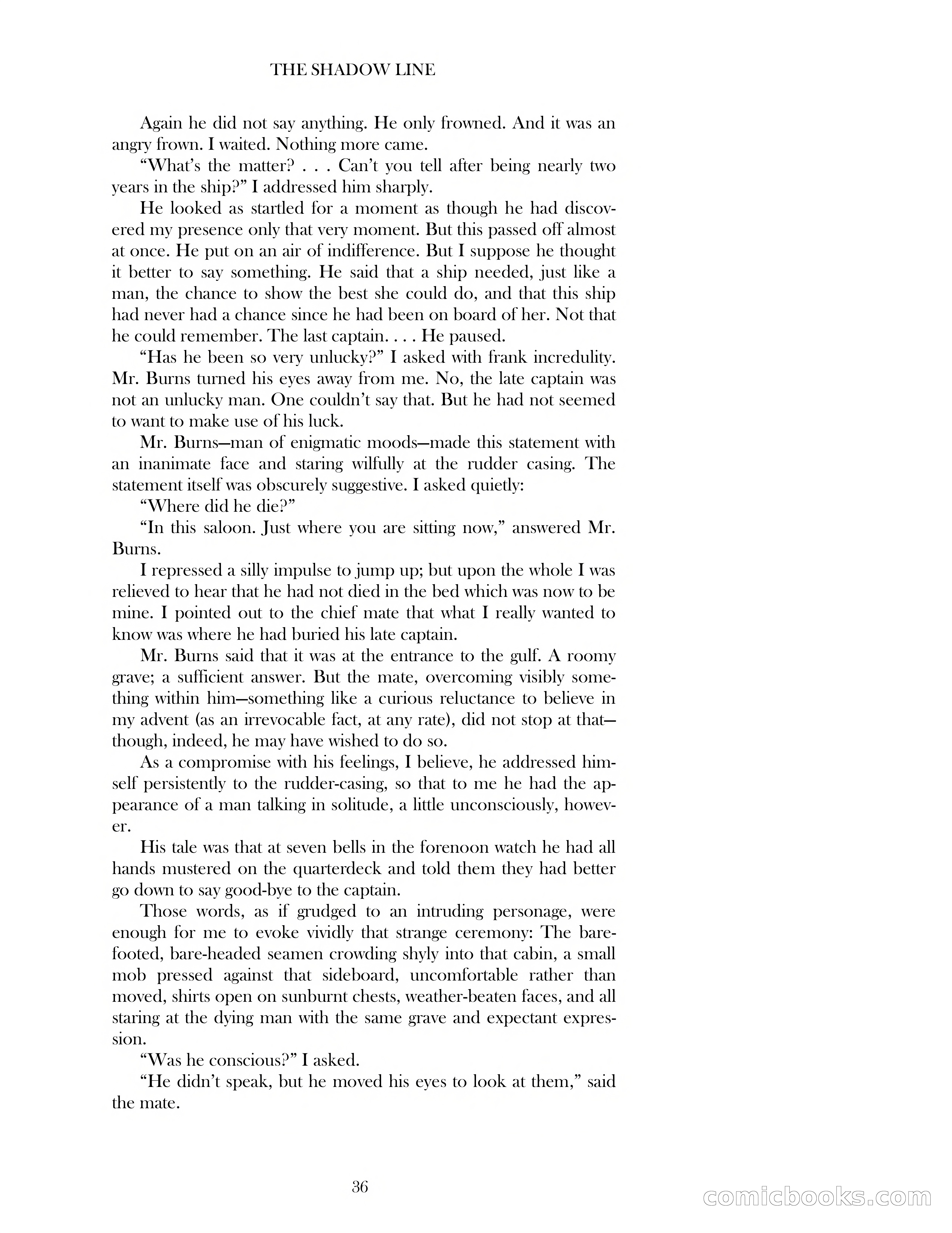 The Shadow Line — page 36 of 83