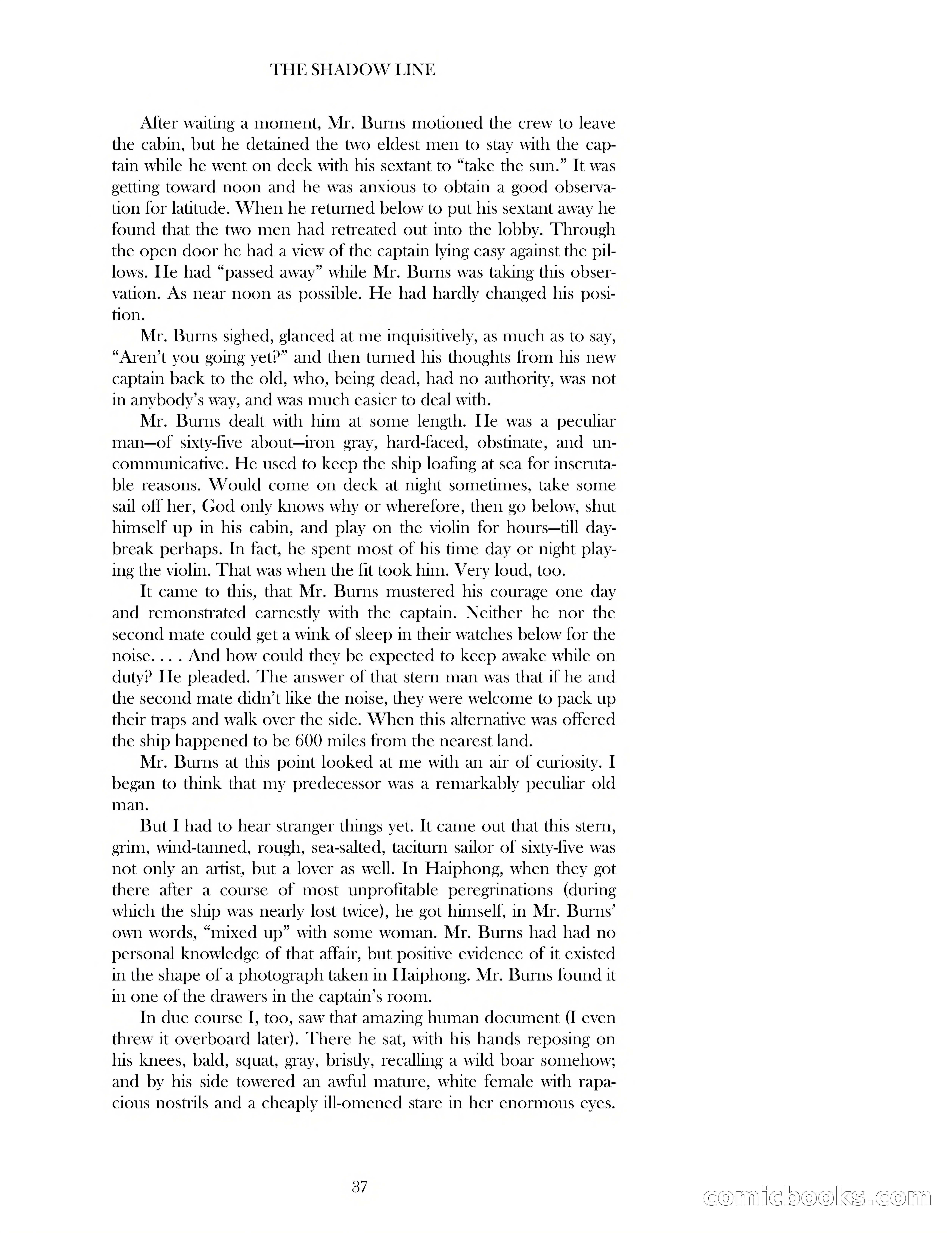 The Shadow Line — page 37 of 83
