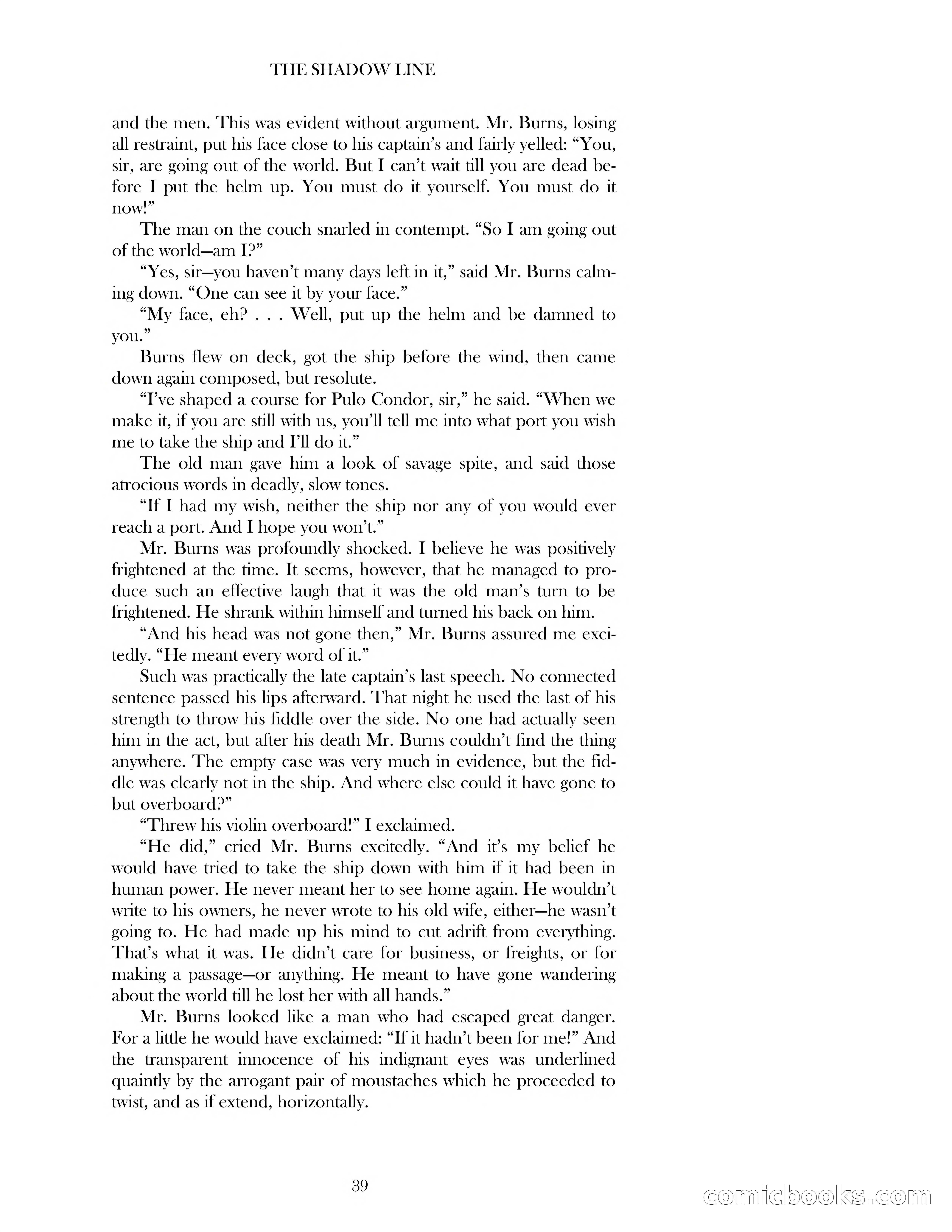 The Shadow Line — page 39 of 83