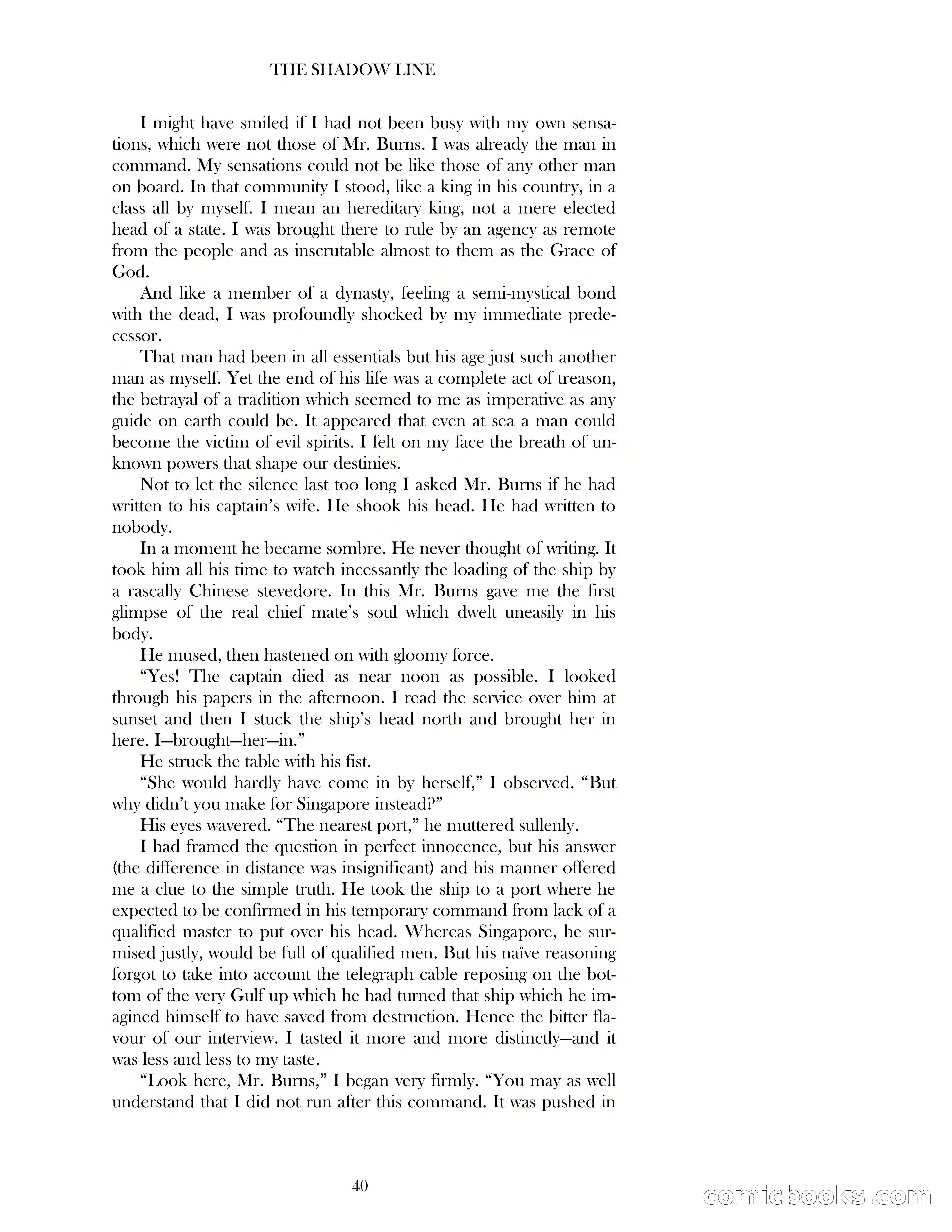 The Shadow Line — page 40 of 83