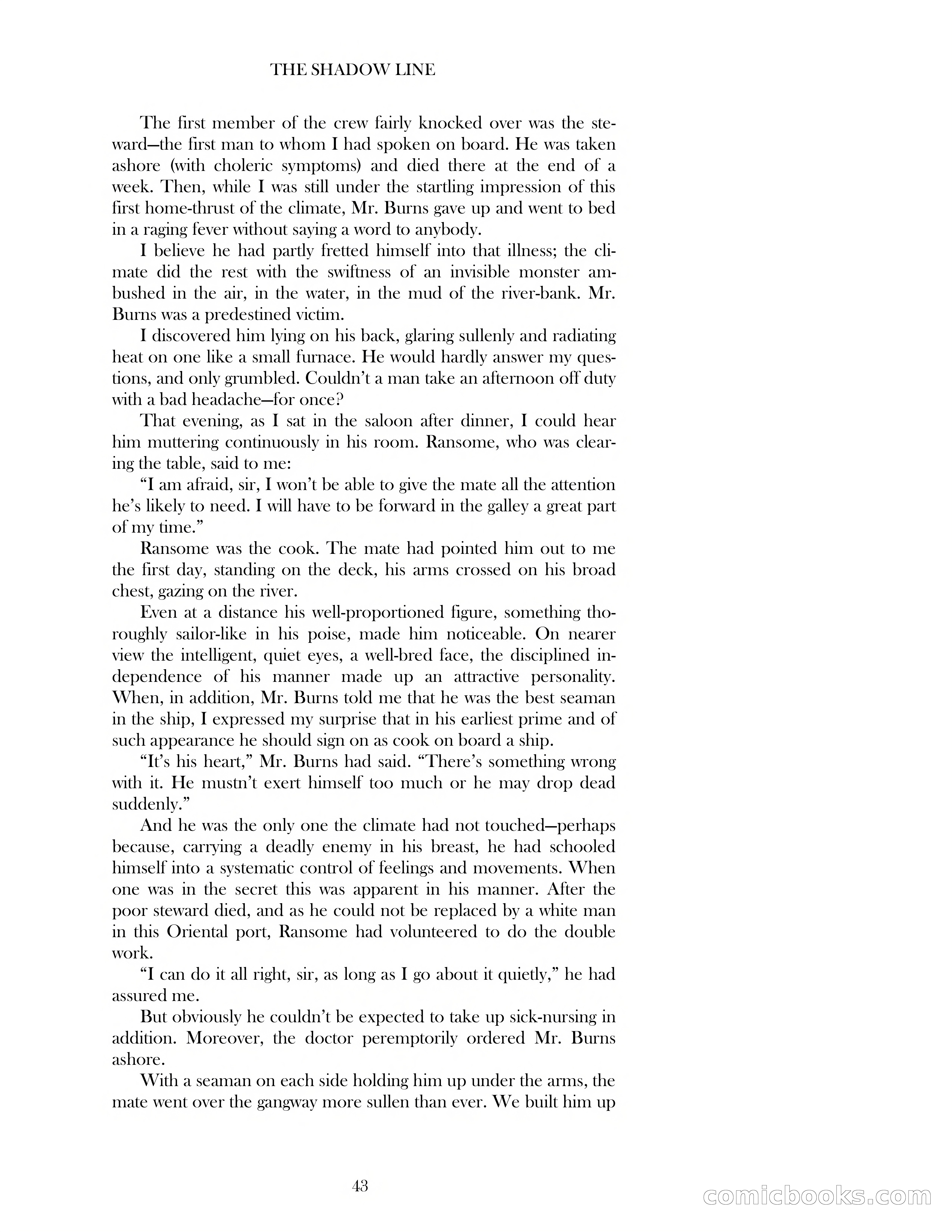 The Shadow Line — page 43 of 83