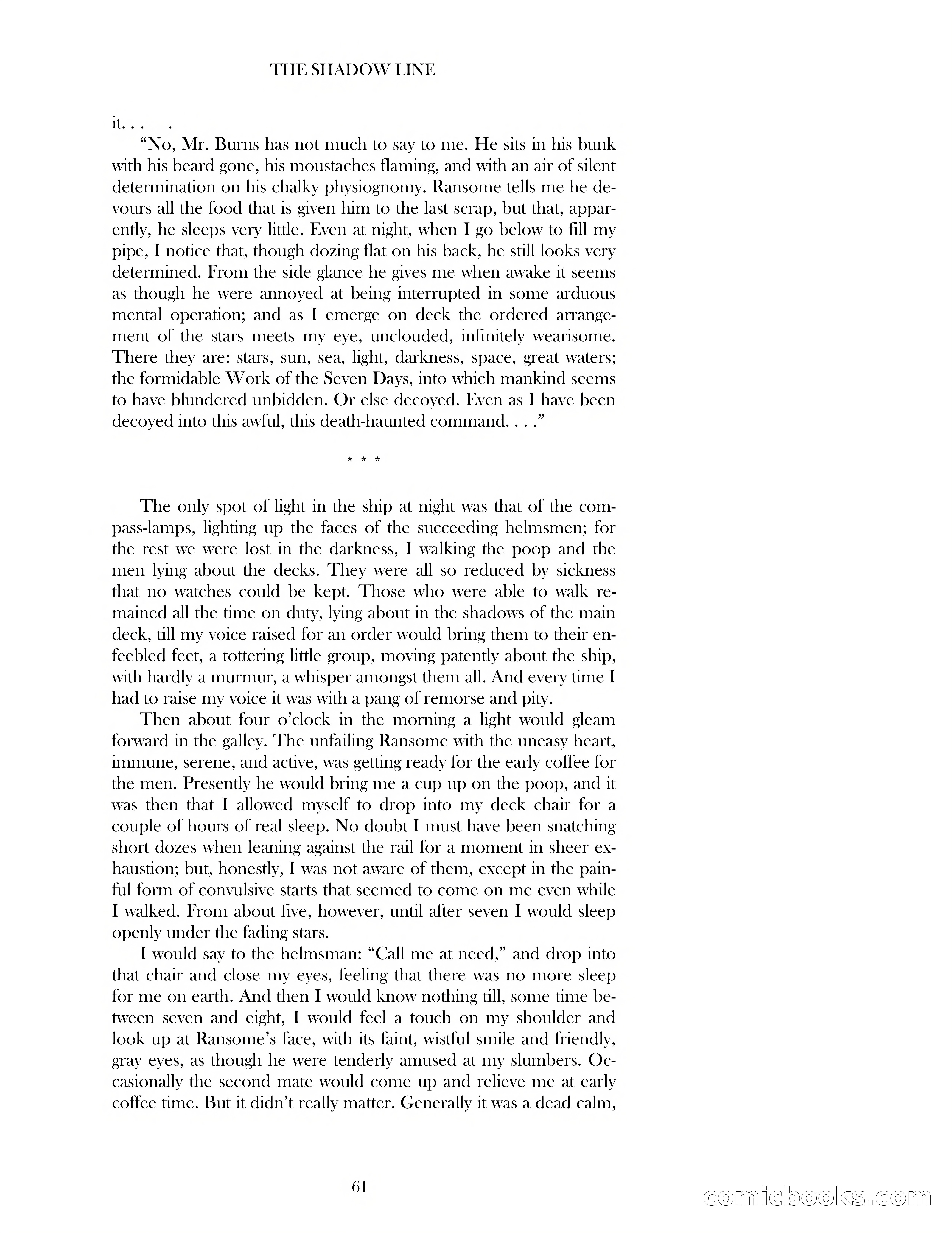 The Shadow Line — page 61 of 83