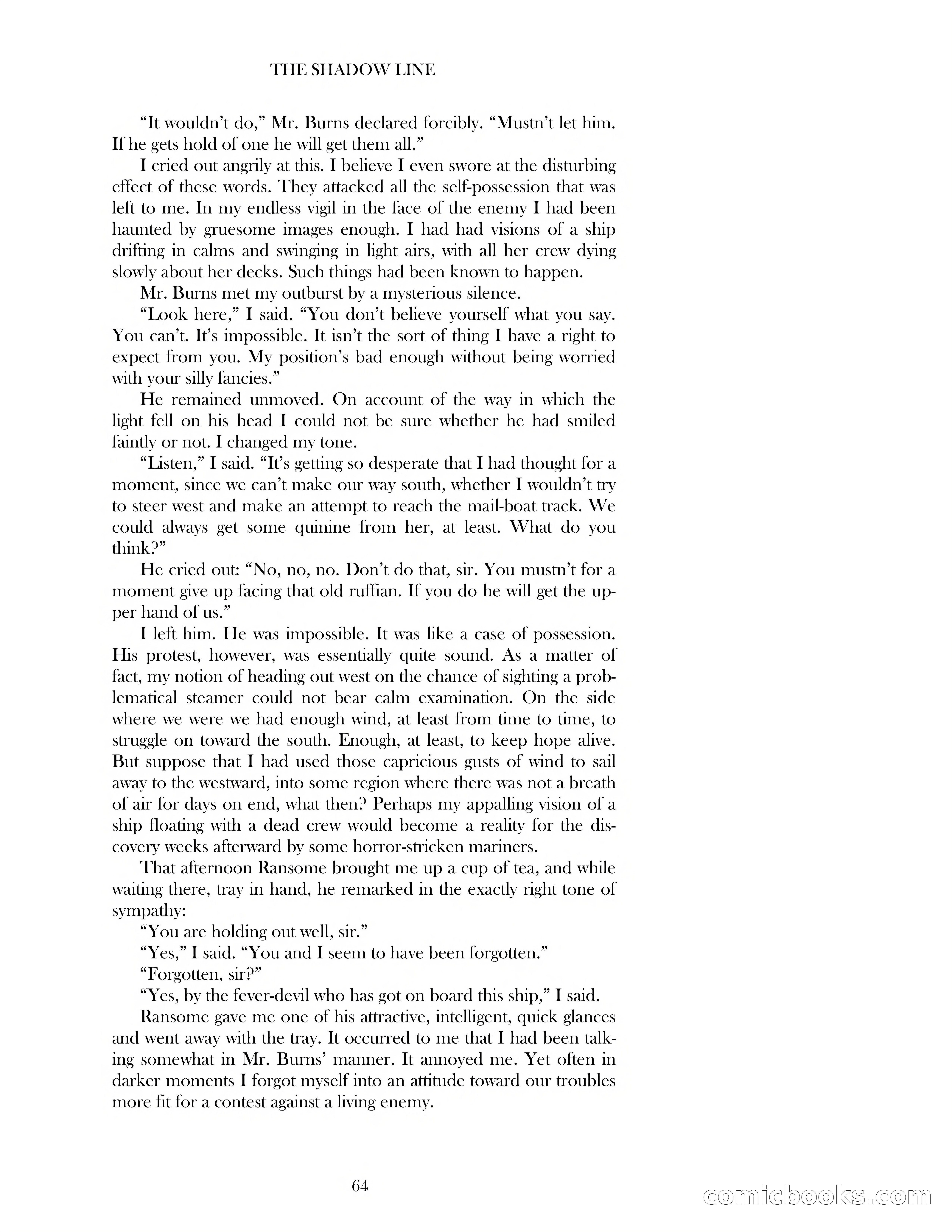 The Shadow Line — page 64 of 83