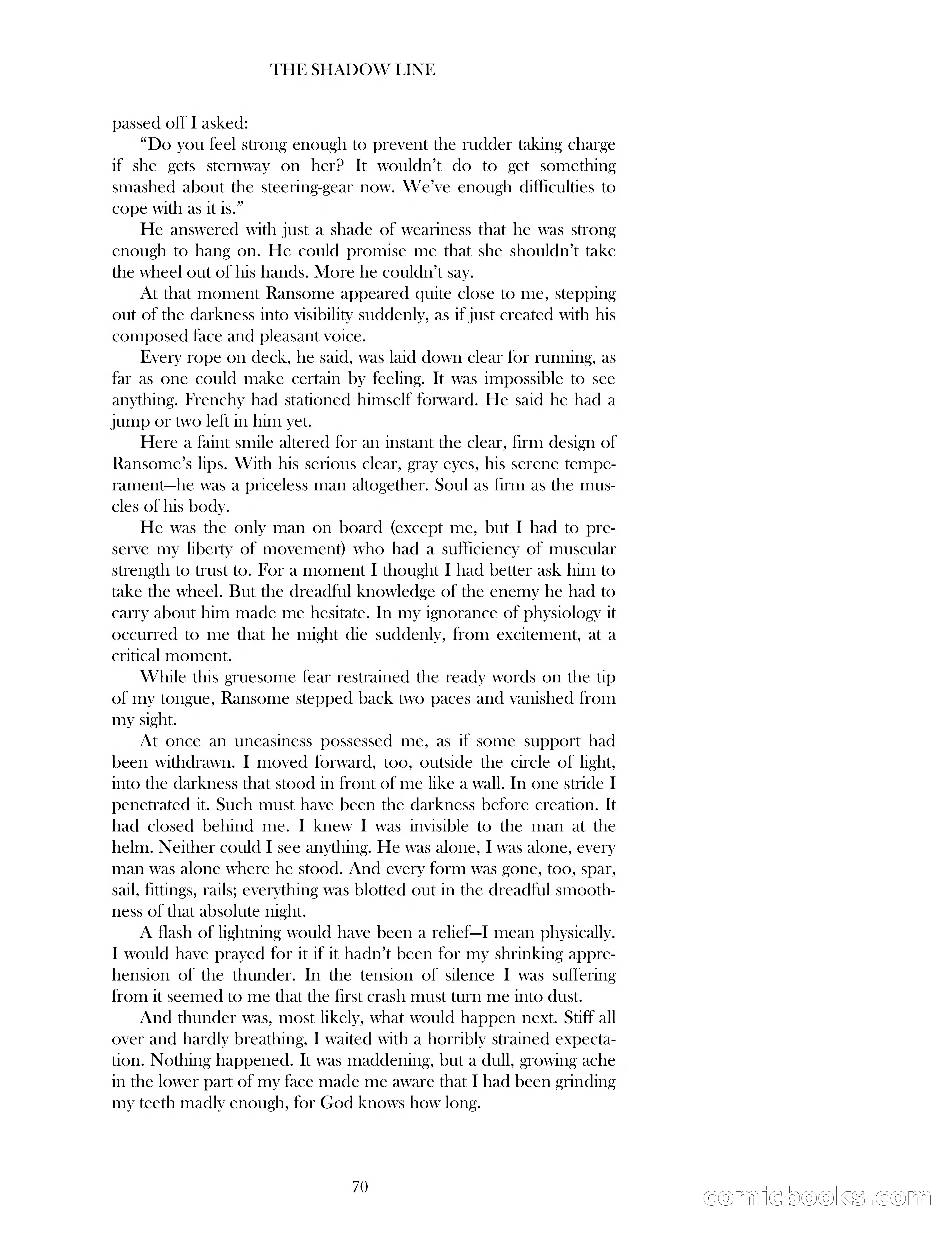 The Shadow Line — page 70 of 83