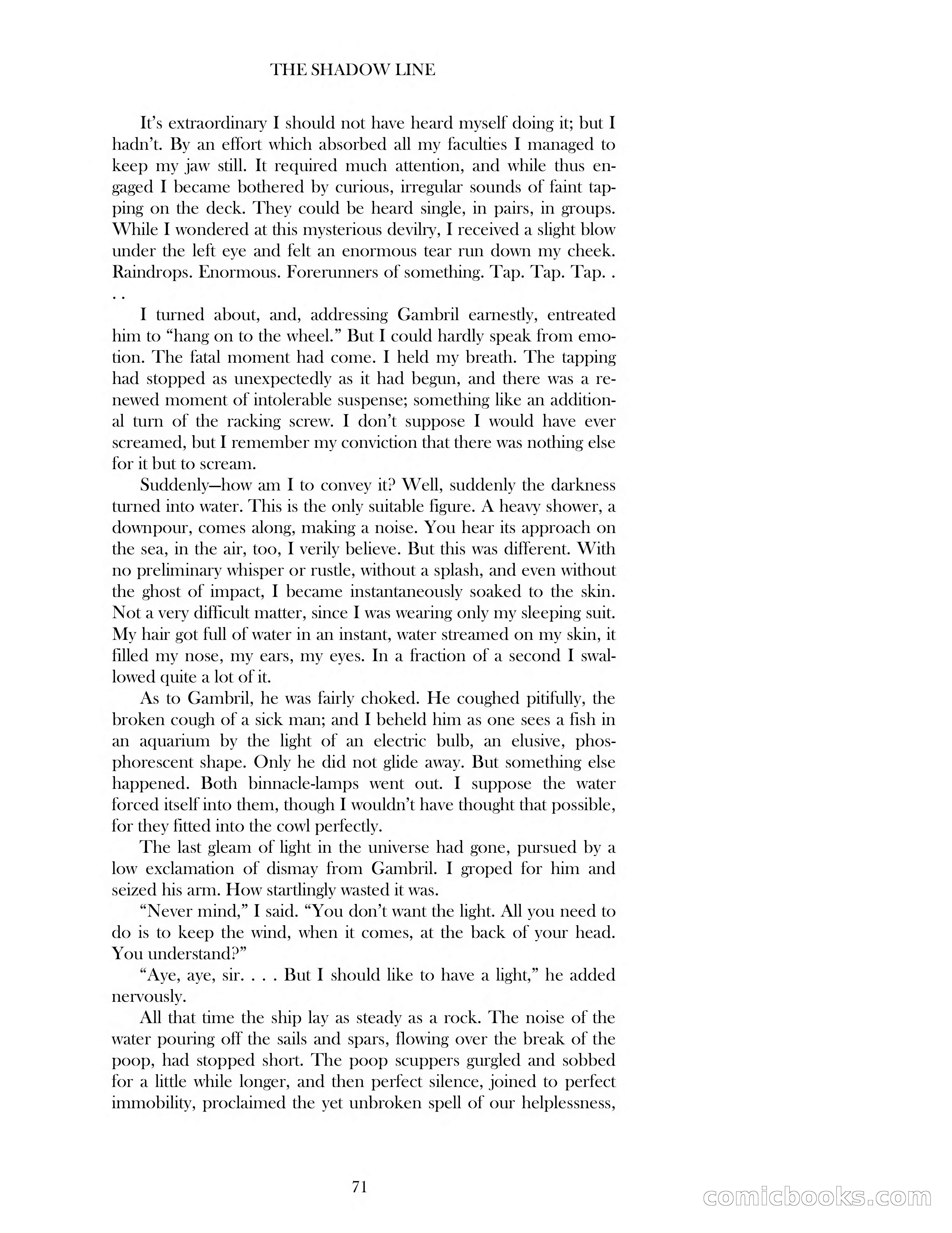 The Shadow Line — page 71 of 83