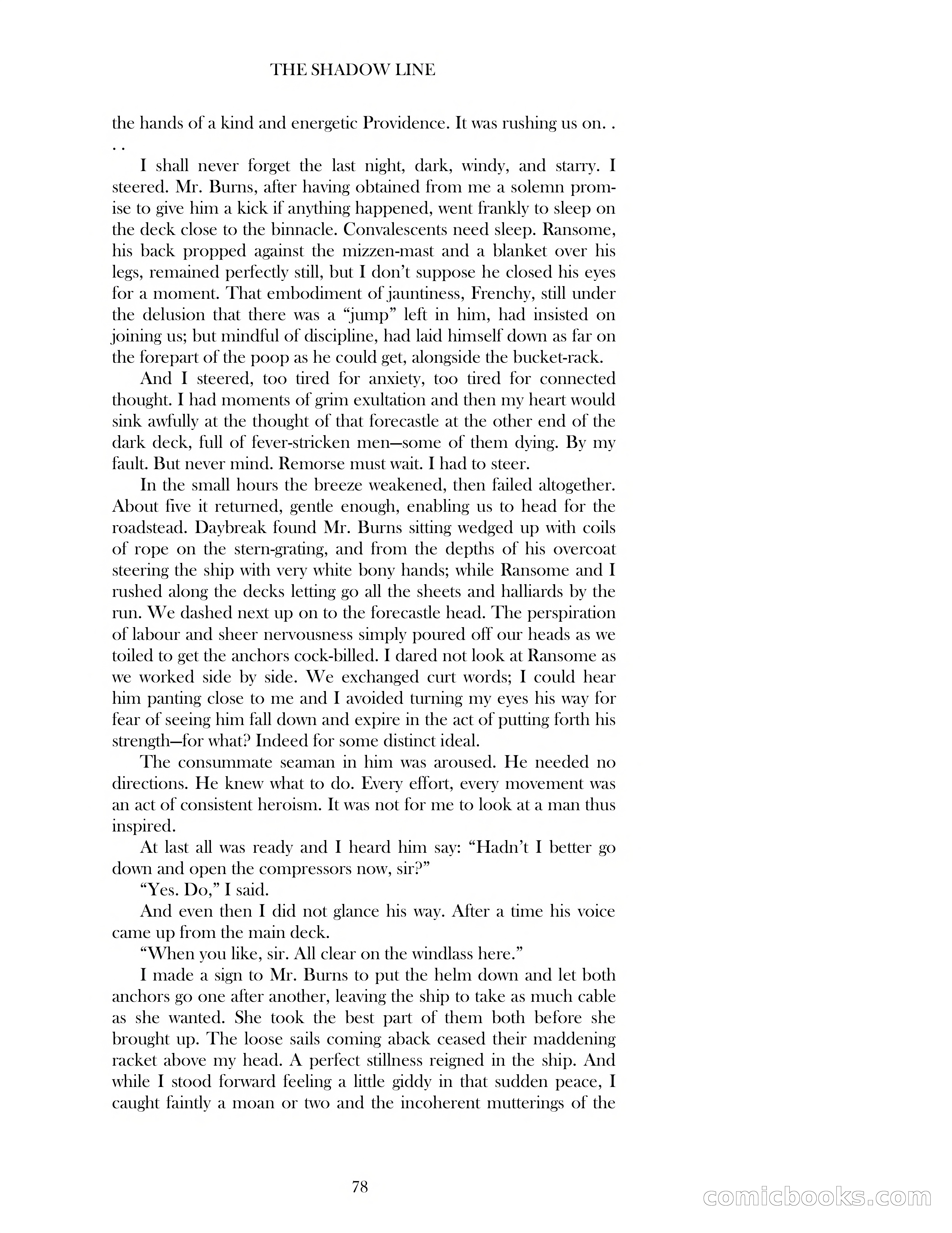 The Shadow Line — page 78 of 83