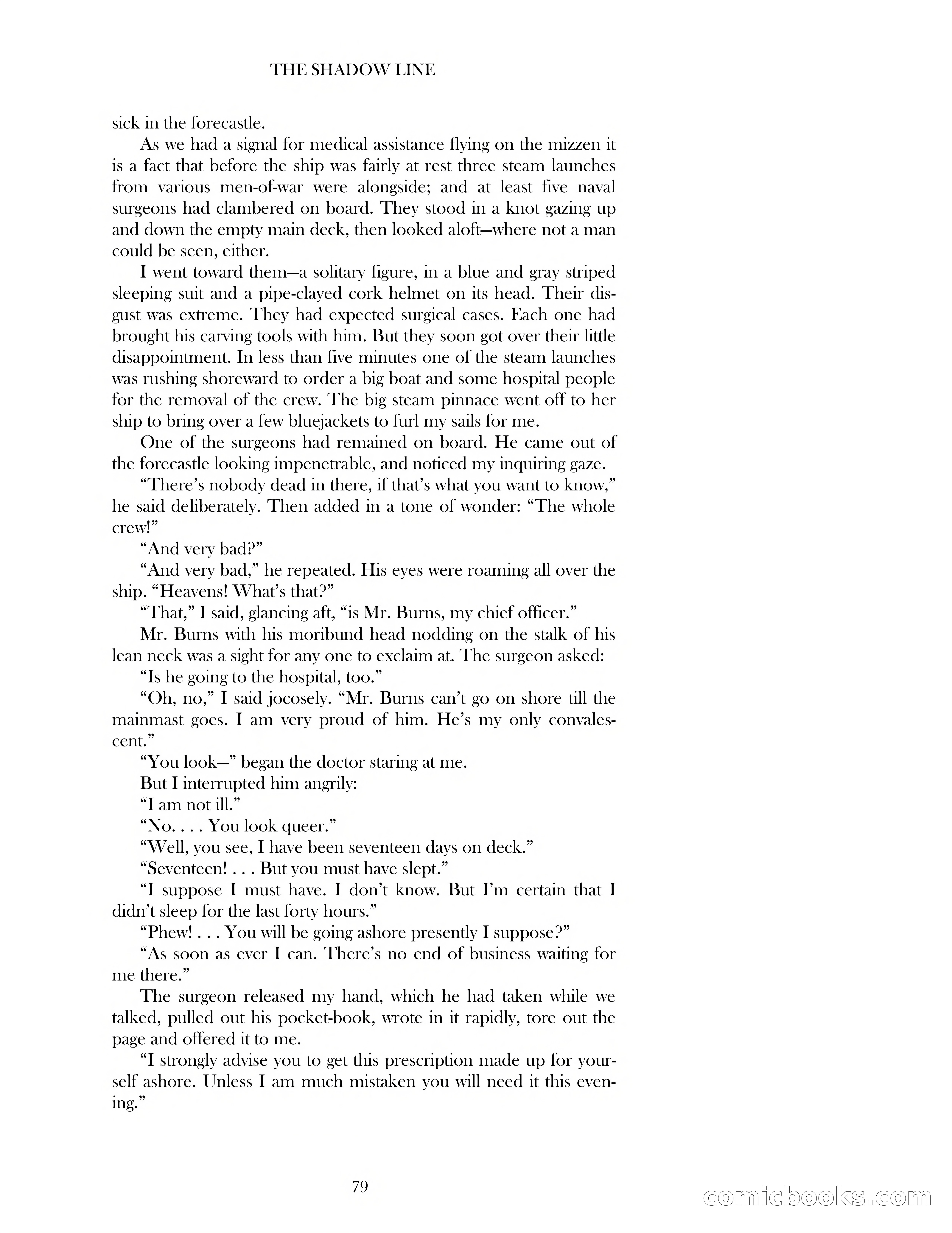 The Shadow Line — page 79 of 83
