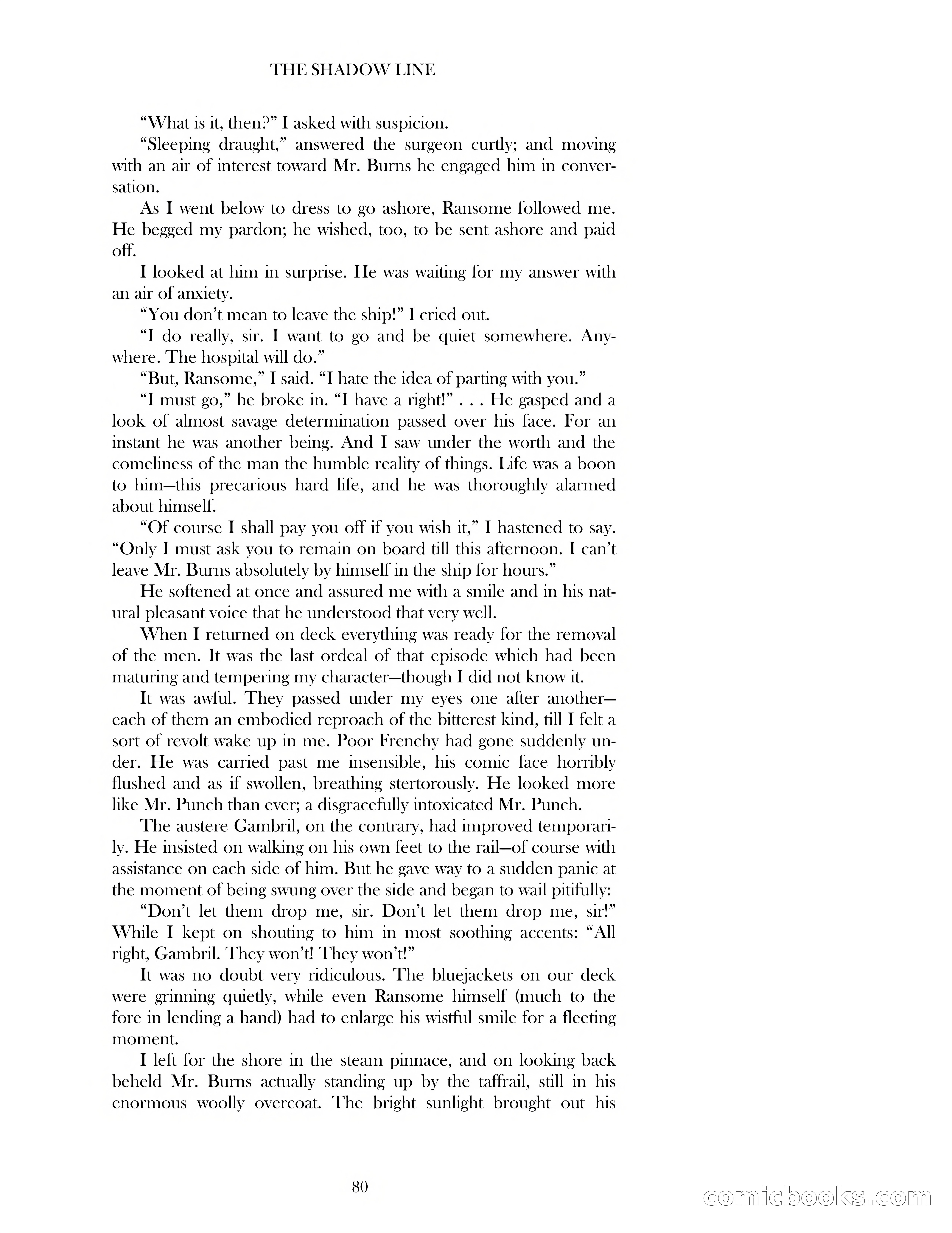 The Shadow Line — page 80 of 83
