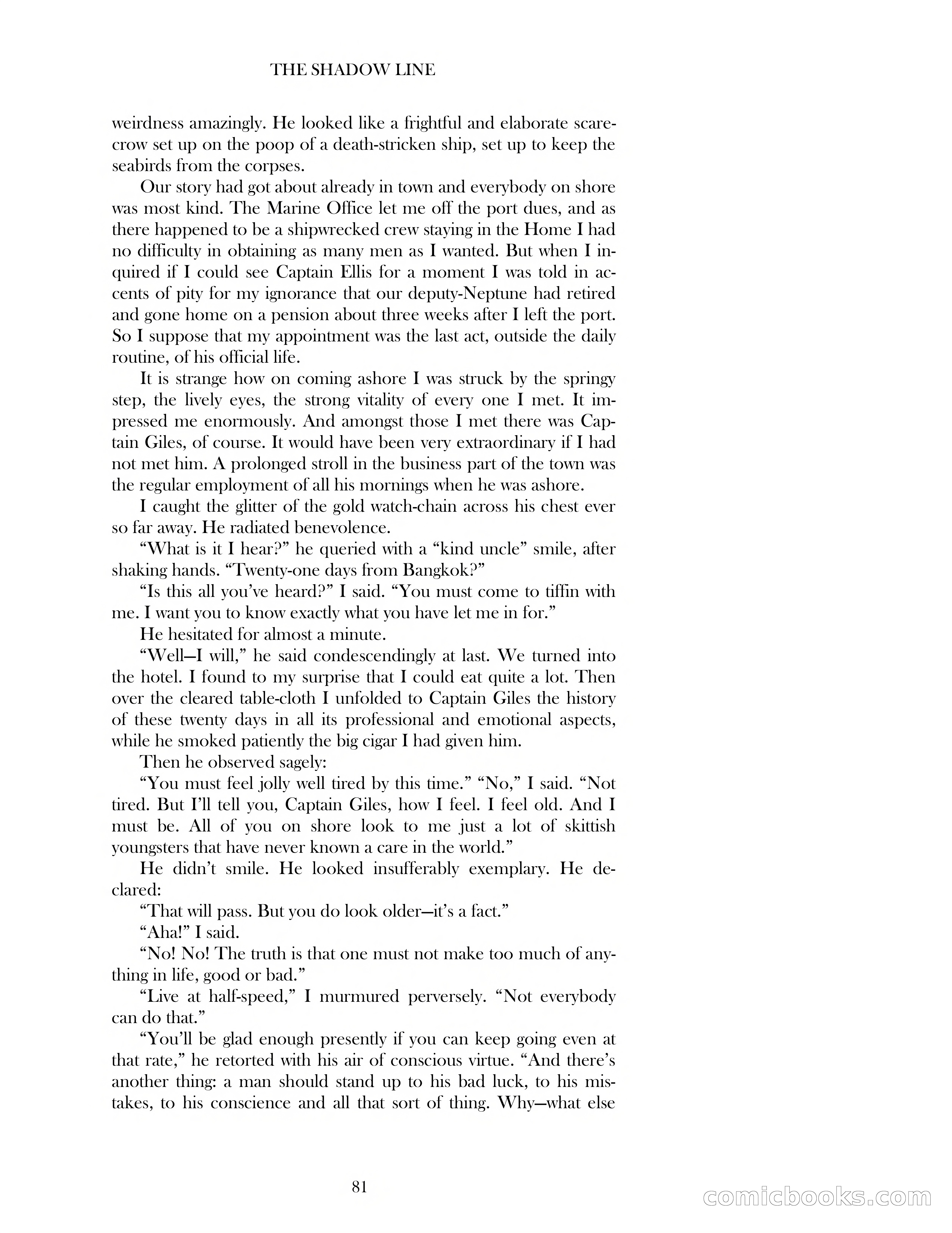 The Shadow Line — page 81 of 83