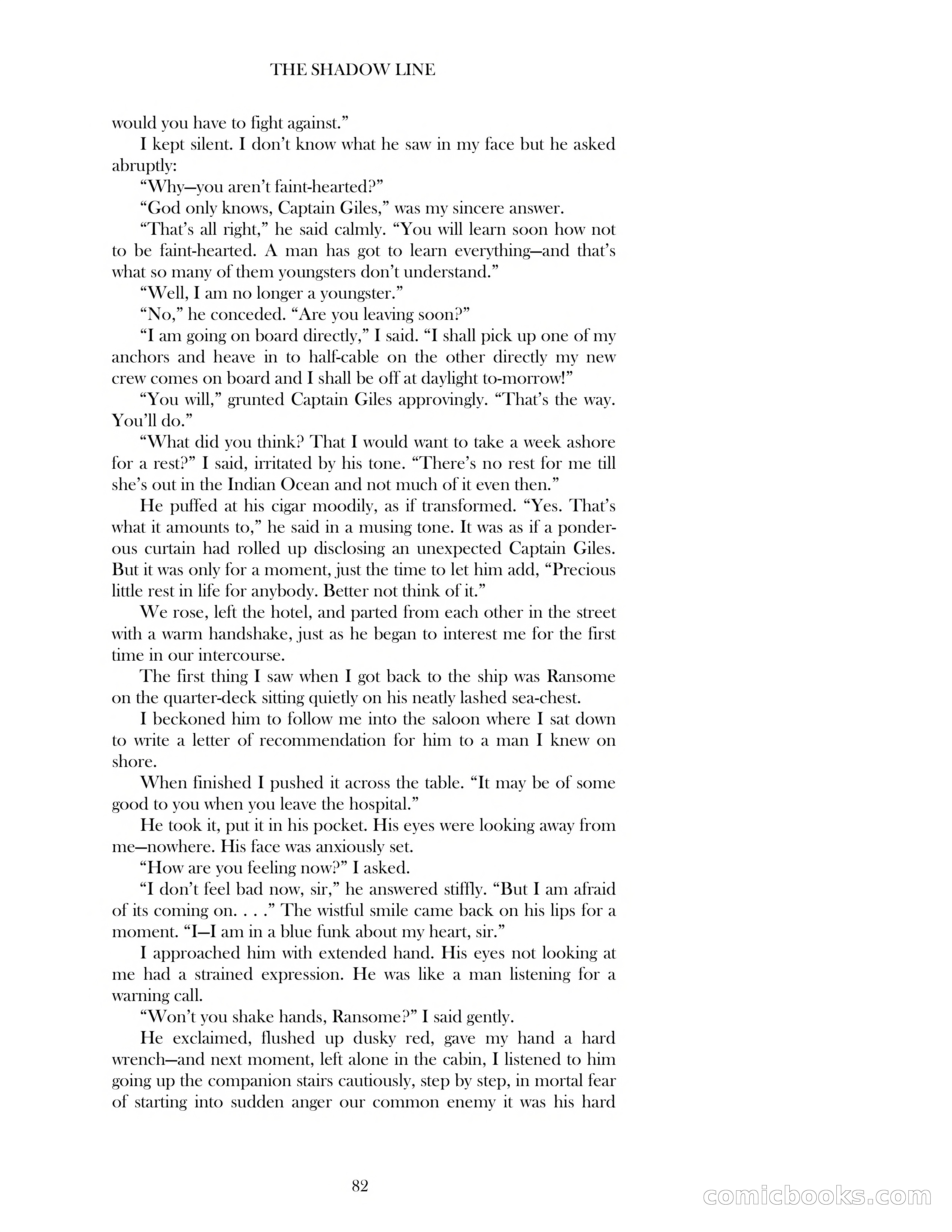 The Shadow Line — page 82 of 83