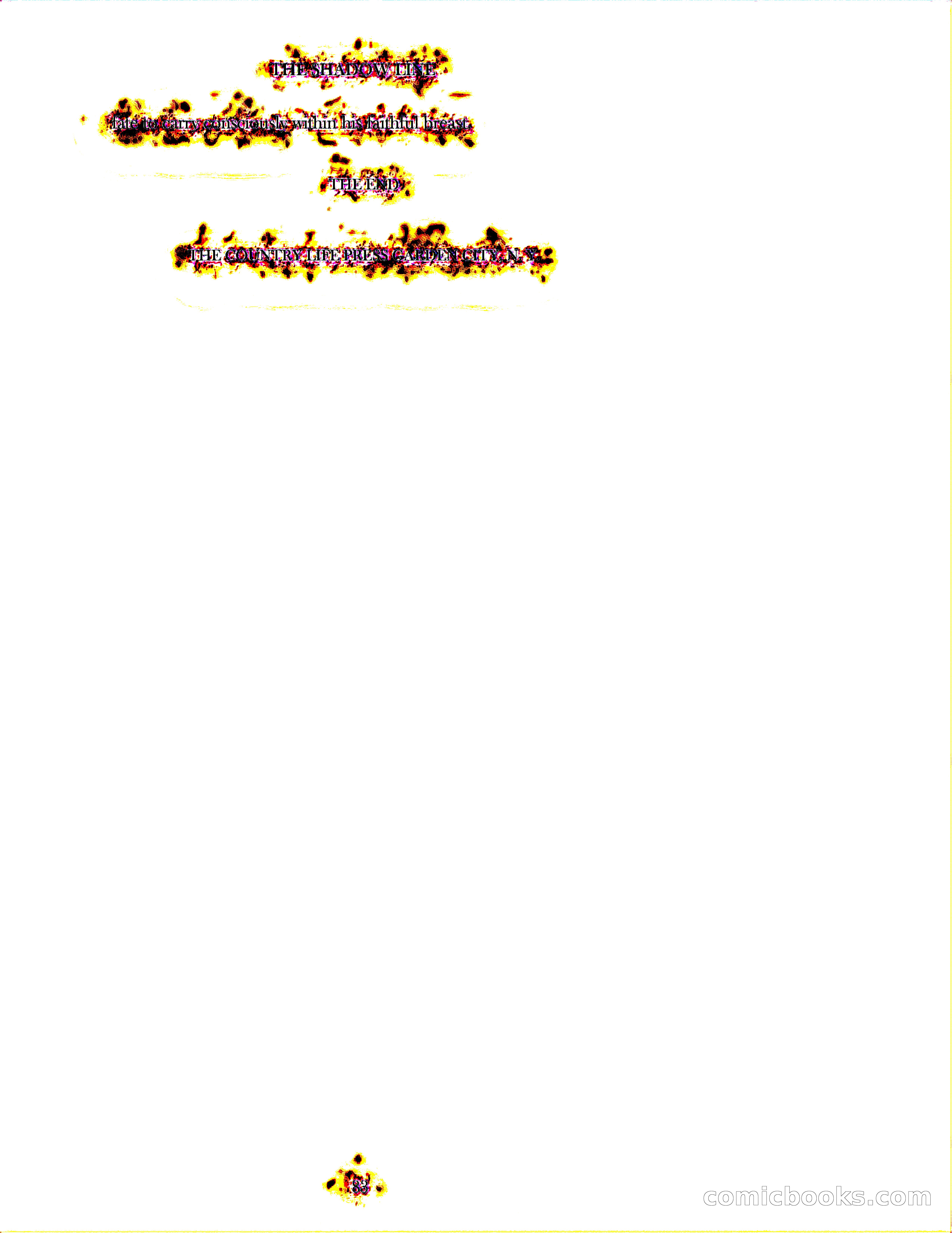 The Shadow Line — page 83 of 83