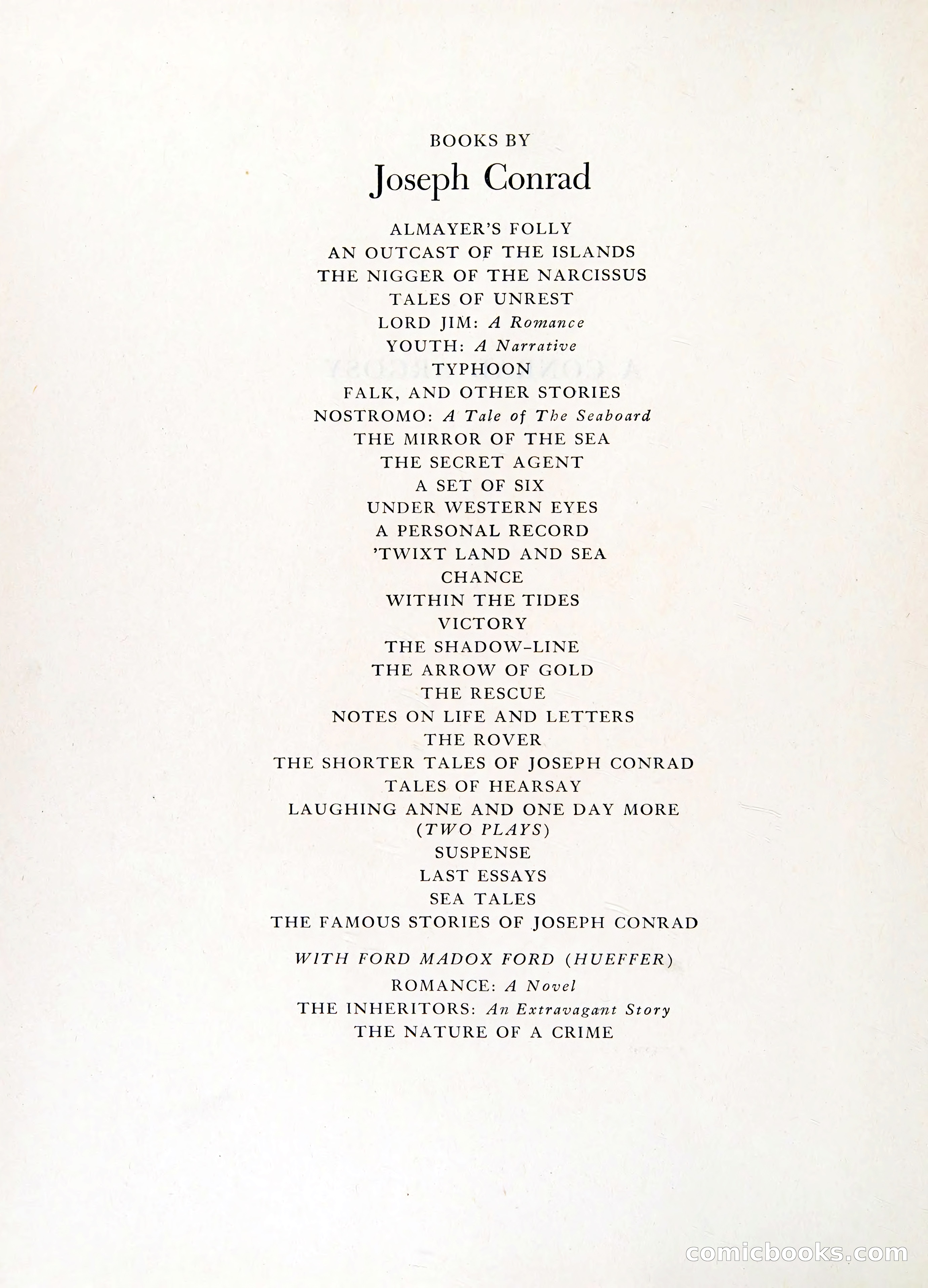 A Conrad Argosy — page 7 of 399
