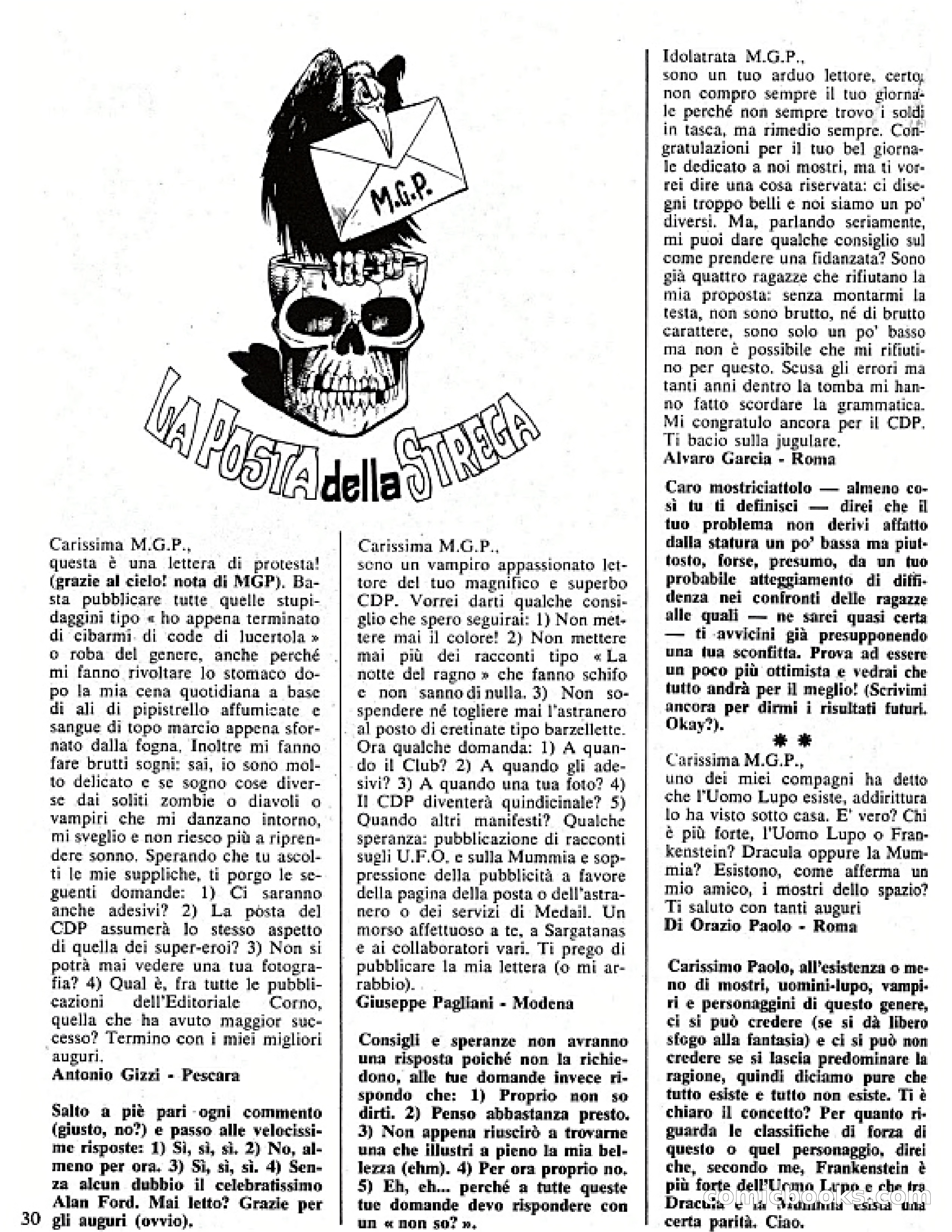 Corriere Della Paura No. 14 — page 32 of 52
