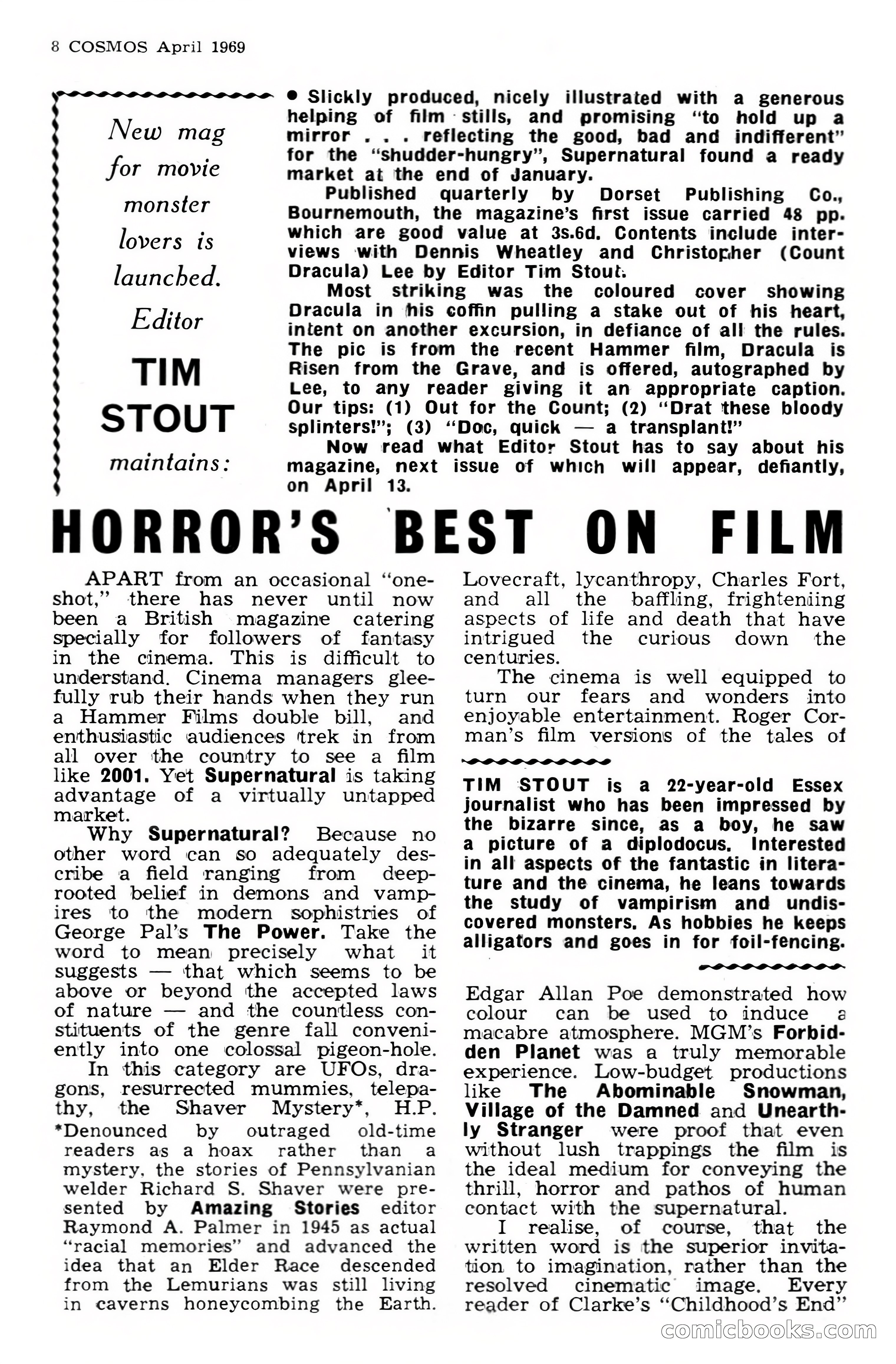 Cosmos Science-Fantasy Review, No. 1 — page 8 of 20