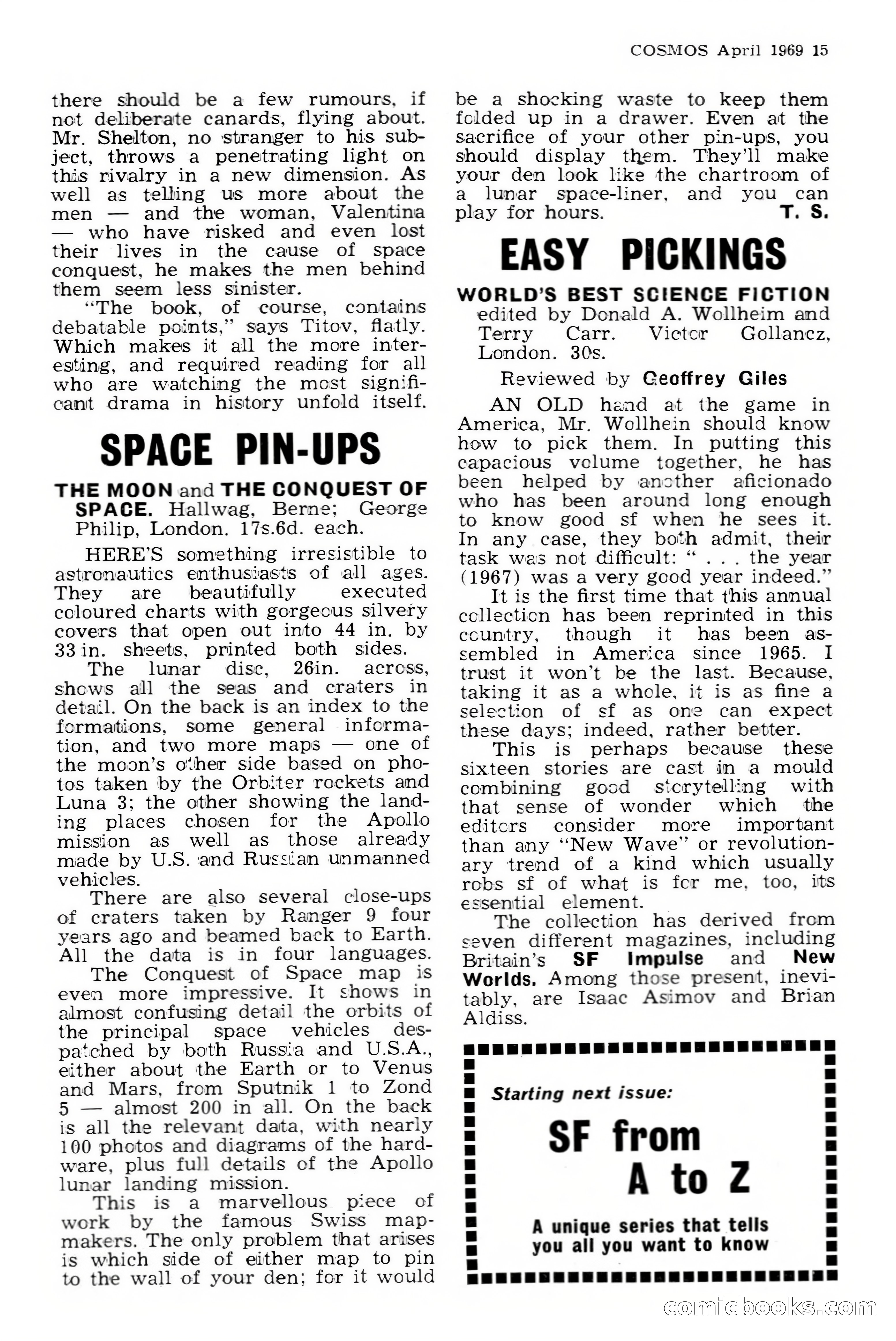 Cosmos Science-Fantasy Review, No. 1 — page 15 of 20