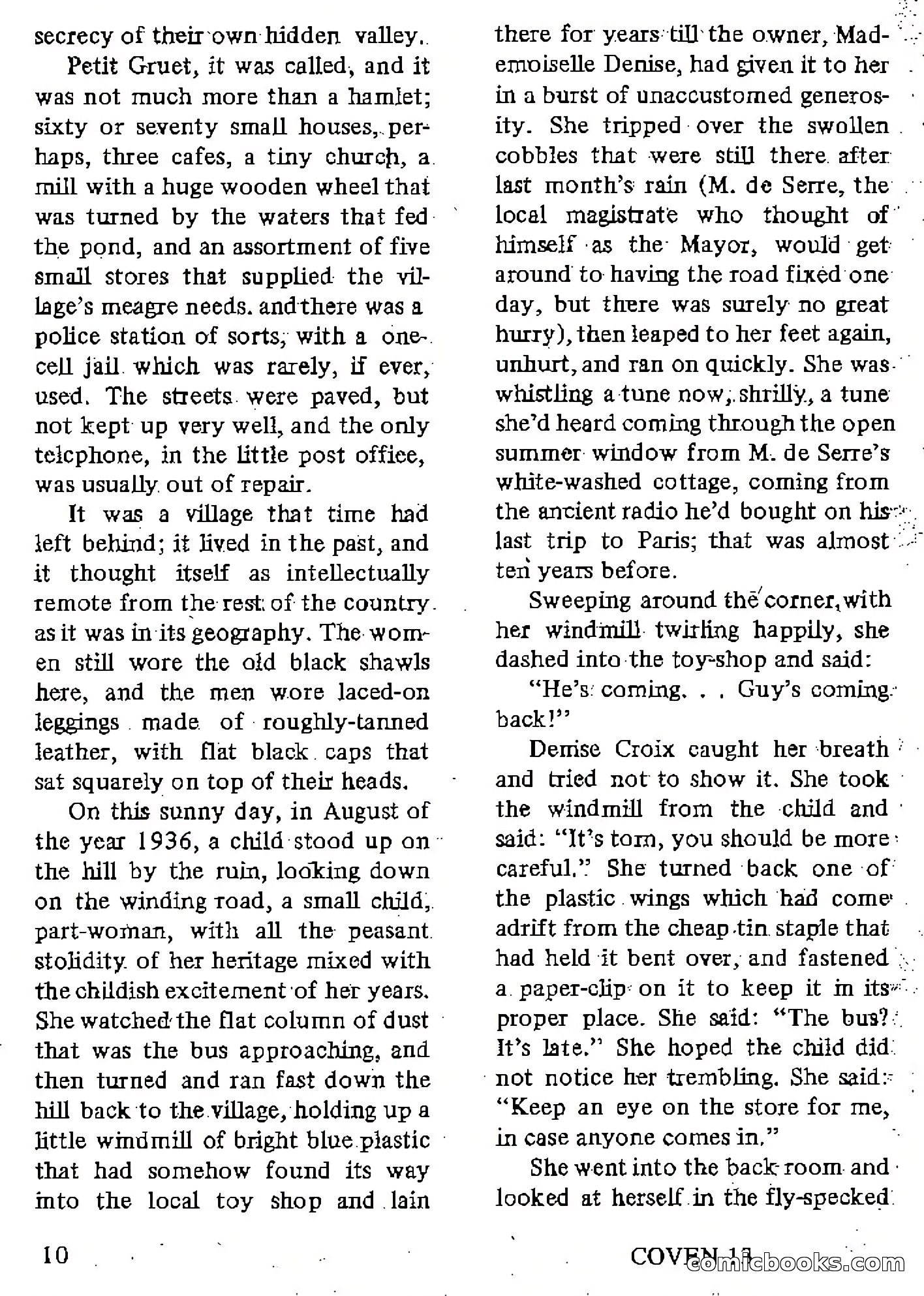 Coven 13, Vol. 1, No. 1 — page 10 of 148