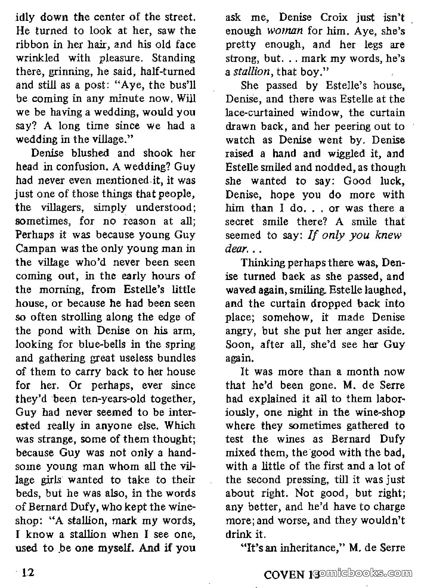 Coven 13, Vol. 1, No. 1 — page 12 of 148