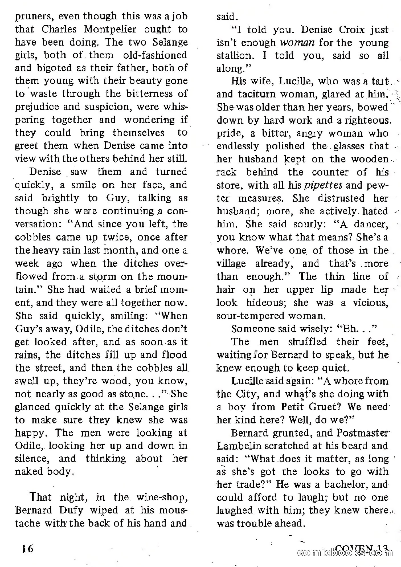 Coven 13, Vol. 1, No. 1 — page 16 of 148