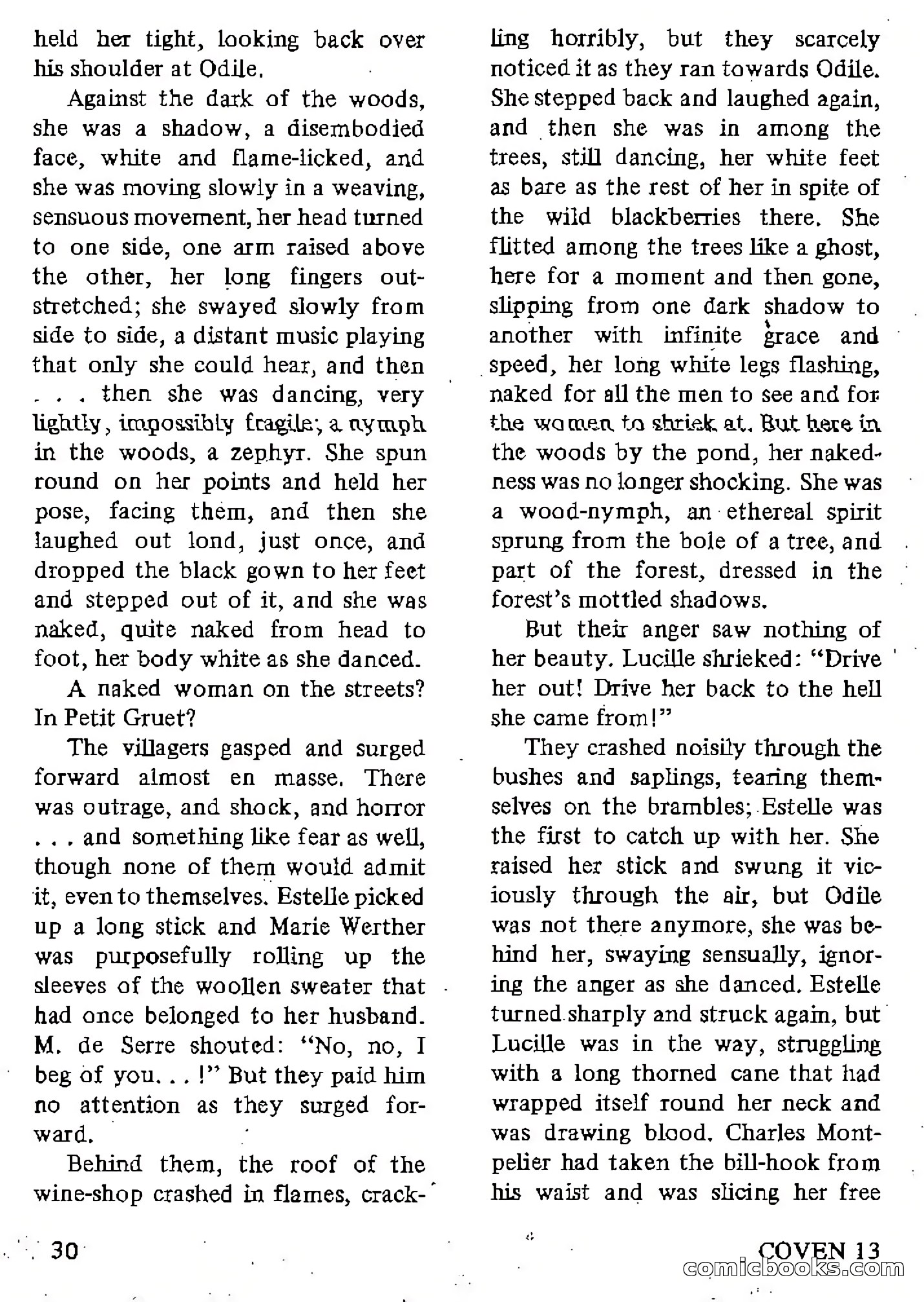 Coven 13, Vol. 1, No. 1 — page 30 of 148